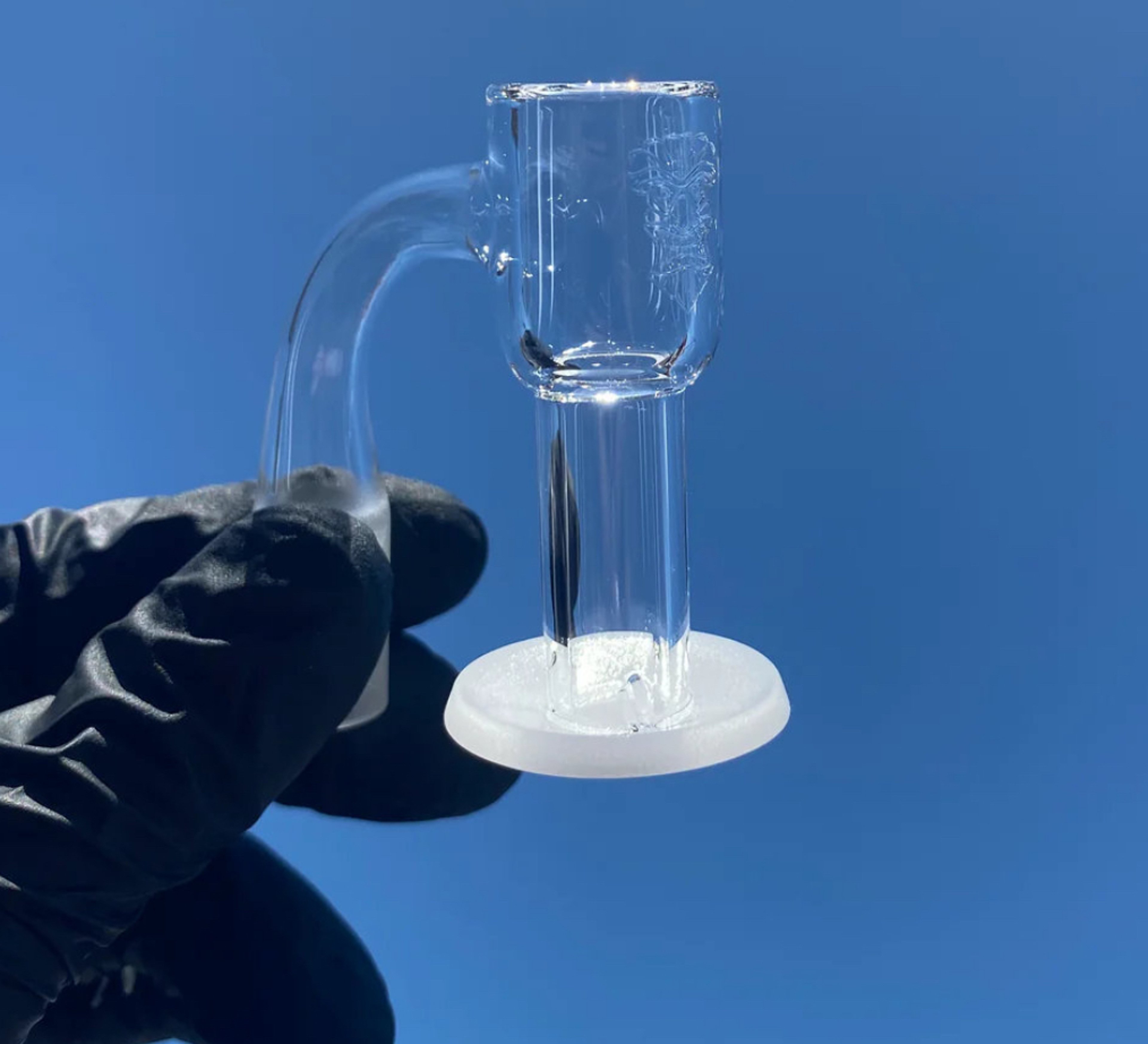 Preview pic of 14/45° Tiki Quartz Opaque Slurper Banger