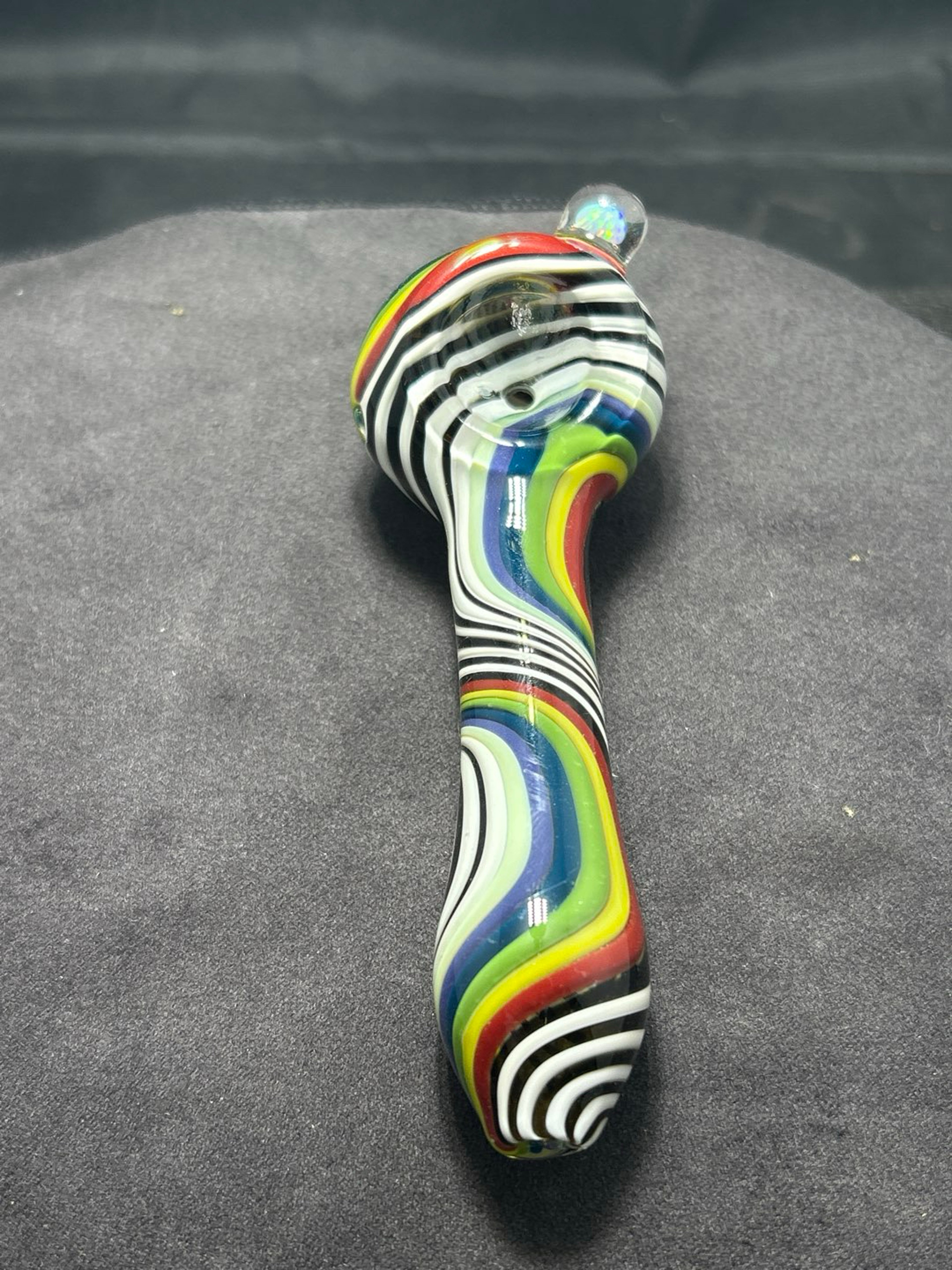 Preview pic of Zebra stripe opal spoon