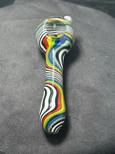 Preview pic of Zebra stripe opal spoon