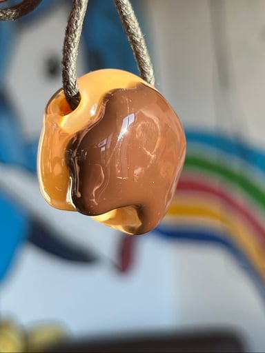 Preview pic of KGB Boston Cream Donut Pendant