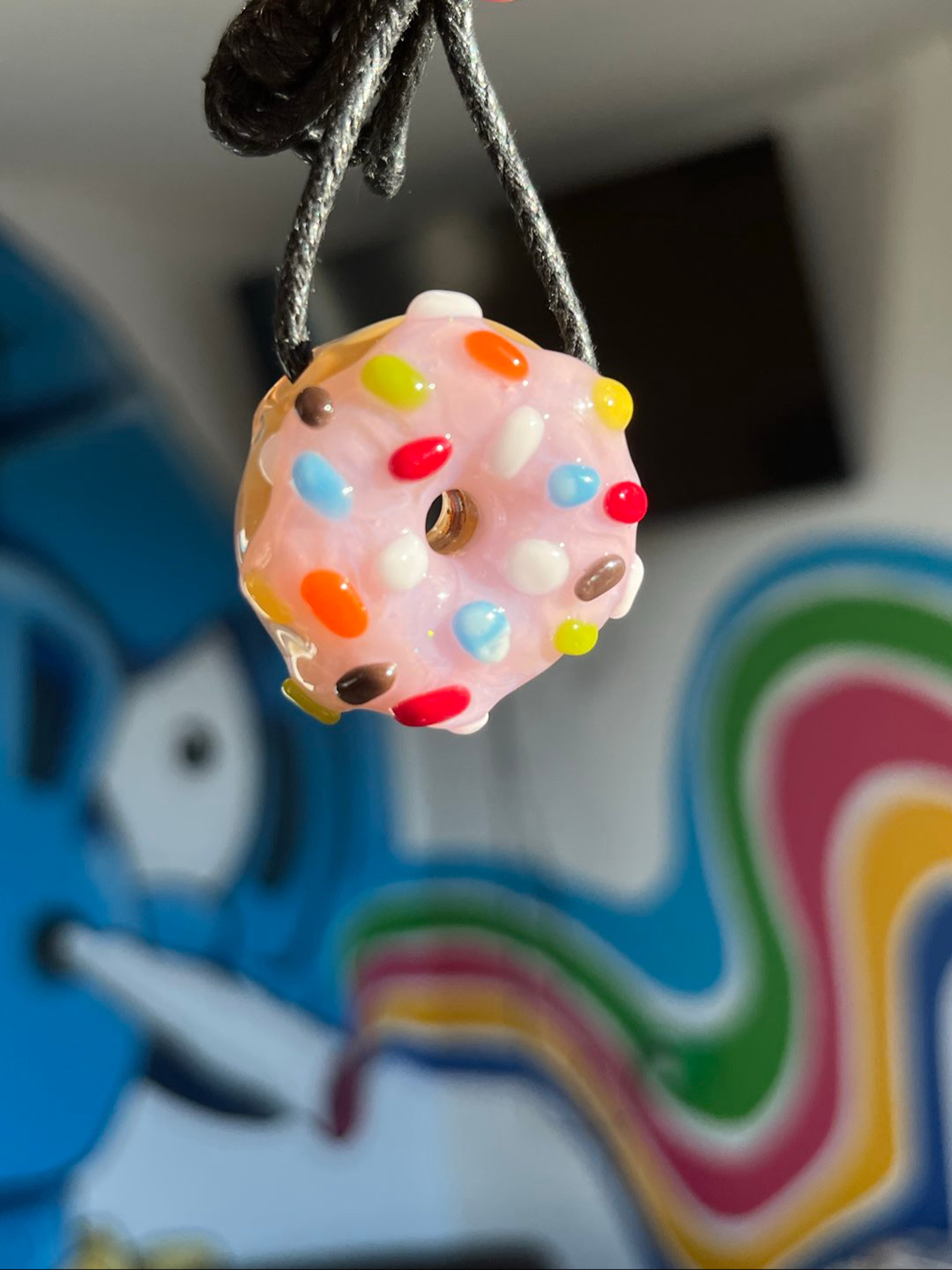 Preview pic of KGB Strawberry Frosted w/ Sprinkles Pendant