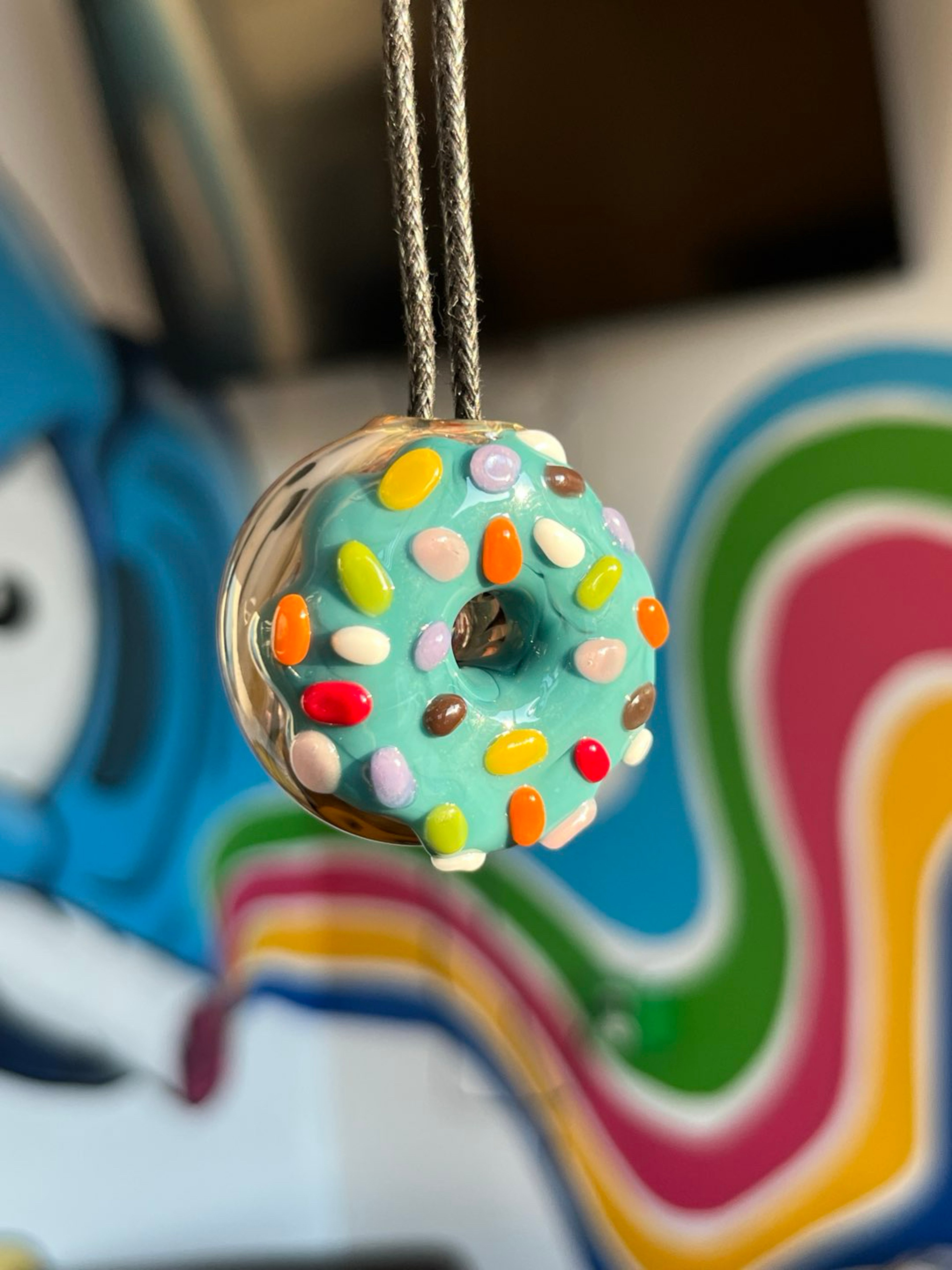 Preview pic of KGB x JKelly Phish Donut Pendant