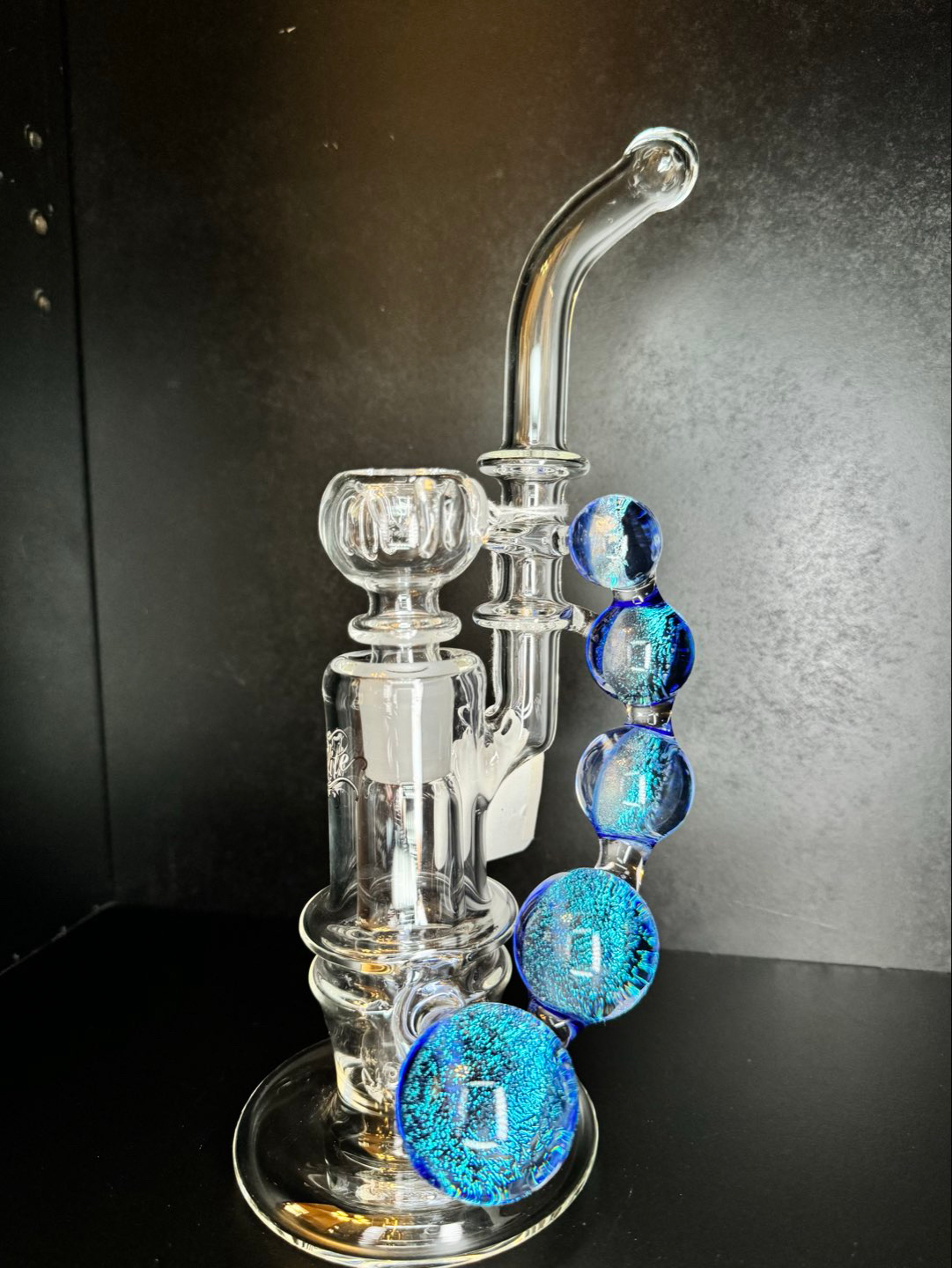 Preview pic of NWT Elite Custom Kettle 10" - Dichroic Blue Accents (Brand New)