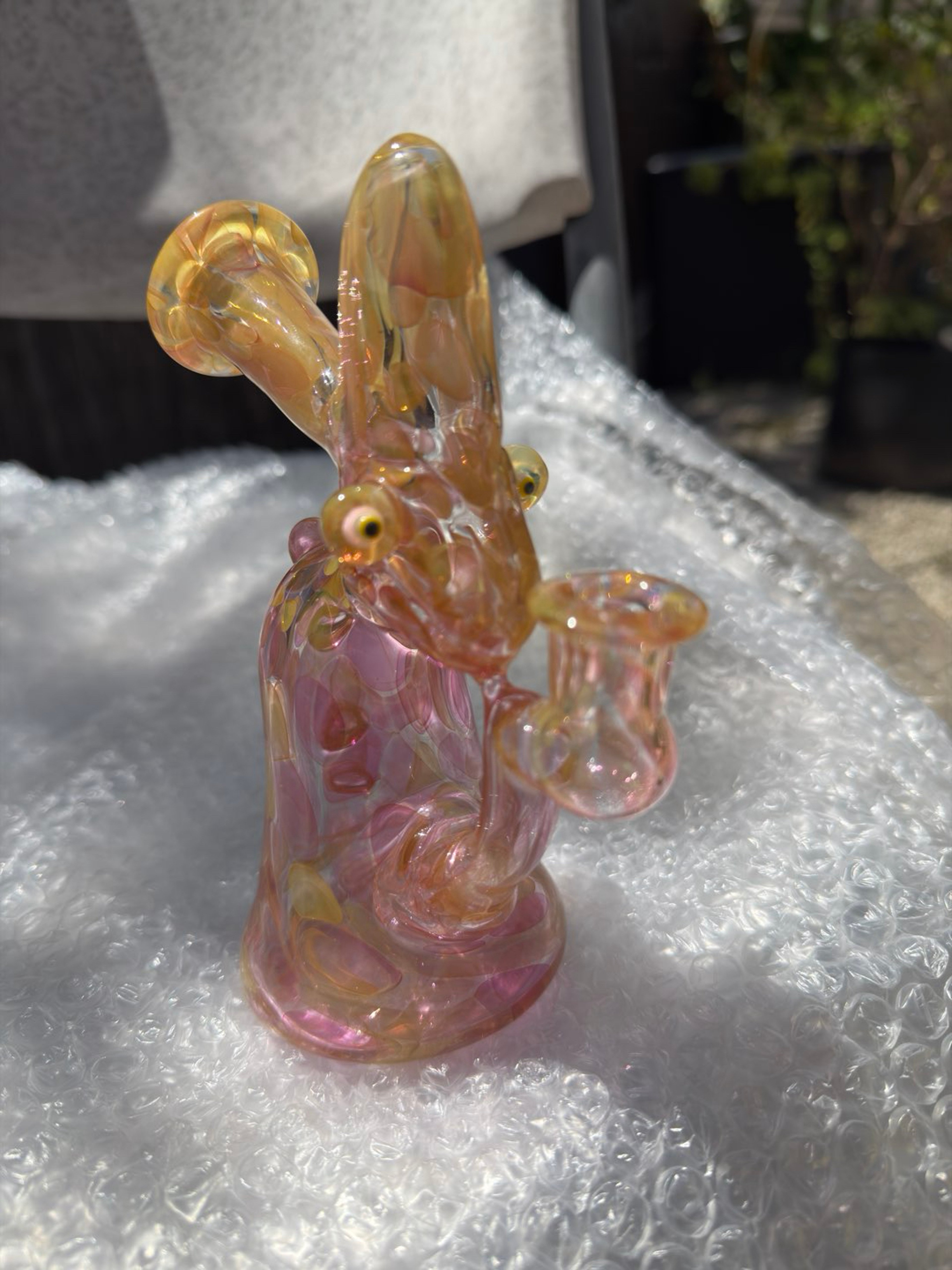 Preview pic of Chameleon gold fumed rig by Willythatglassguy