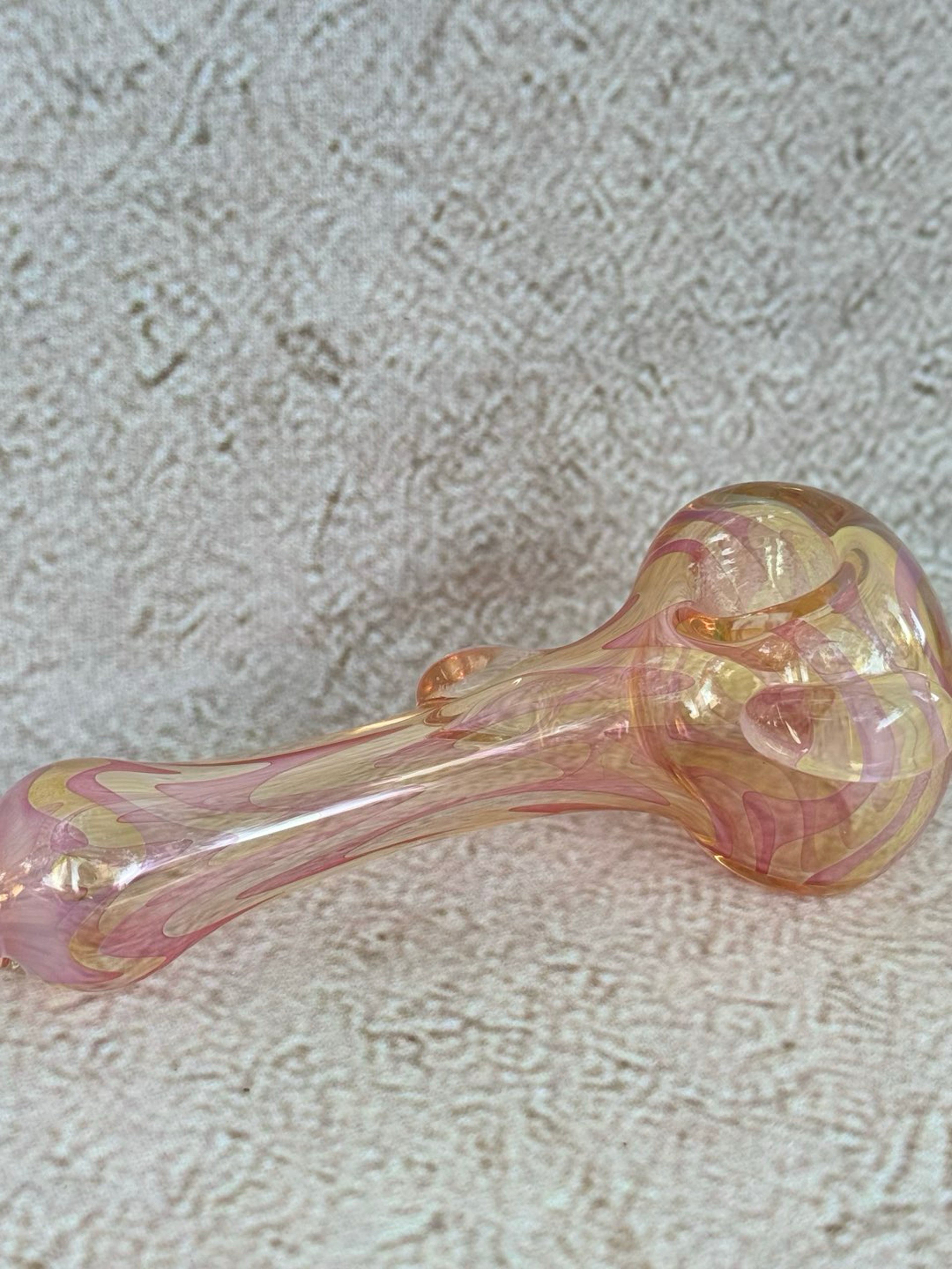 Preview pic of 5" Silver Fumed Color-Changing Spoon Pipe