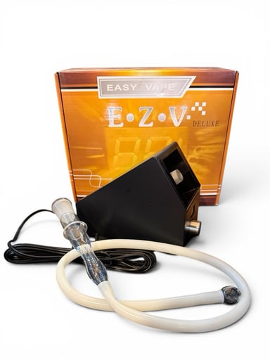 Preview pic of Easy Vape EZV Deluxe Desktop Dry Herb Vaporizer – New - Black