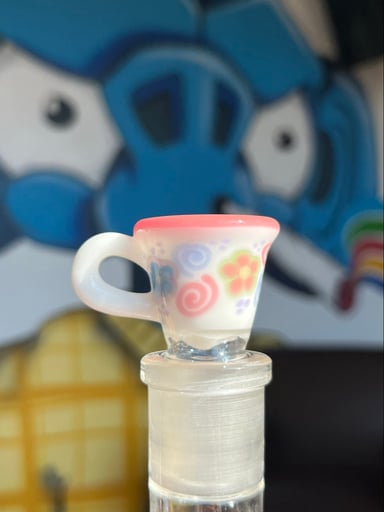 Preview pic of Sarah Marblesbee Pink Tea Cup Slide