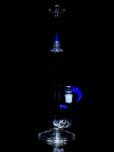 Preview pic of Kenta Kito -, Accented 44mm Redux Downgrid Stemline Straight Tube w/ 4-hole Horned Slide - Neptune - 18mm Female