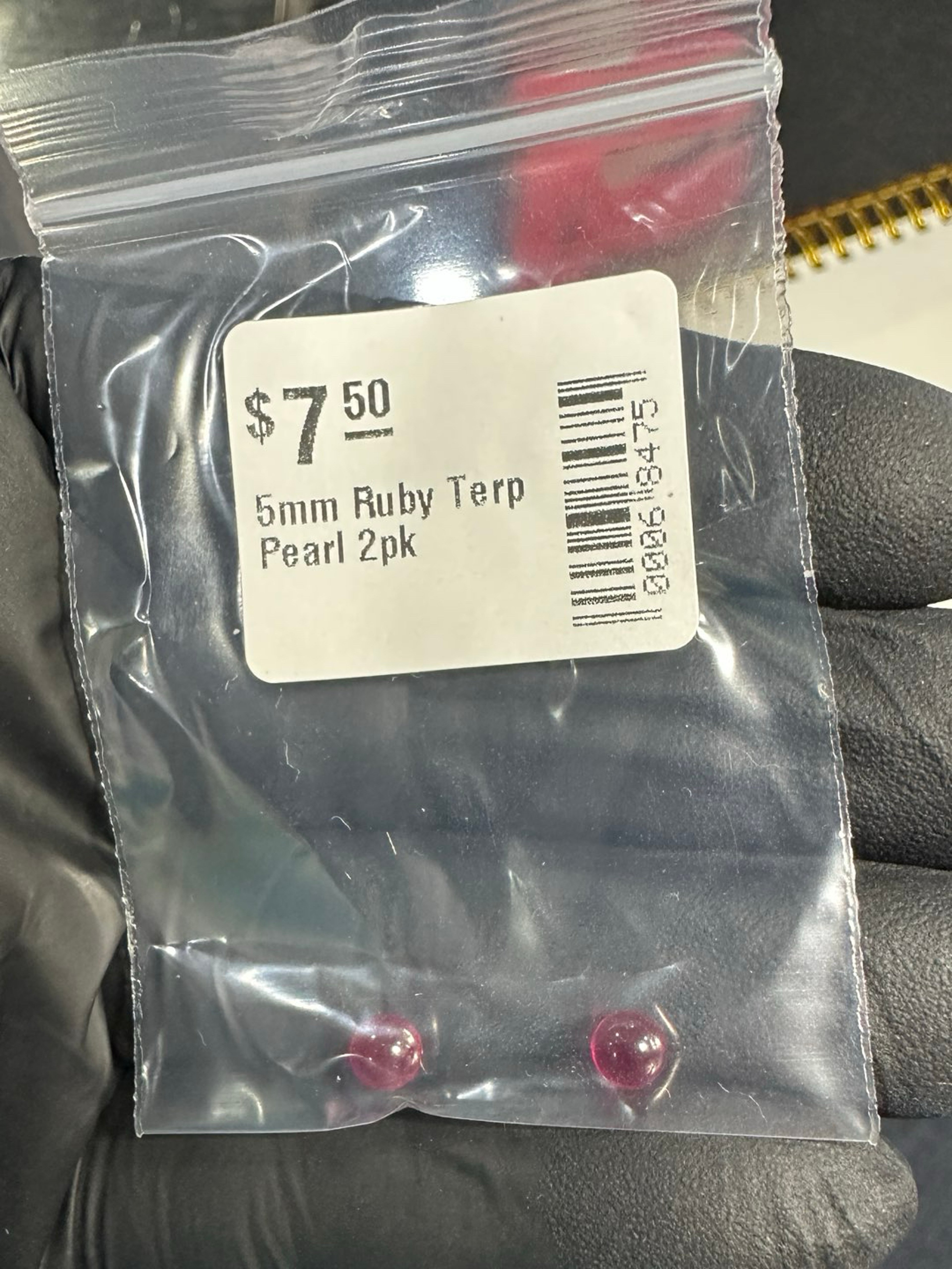 Preview pic of 5mm Ruby Terp Pearl