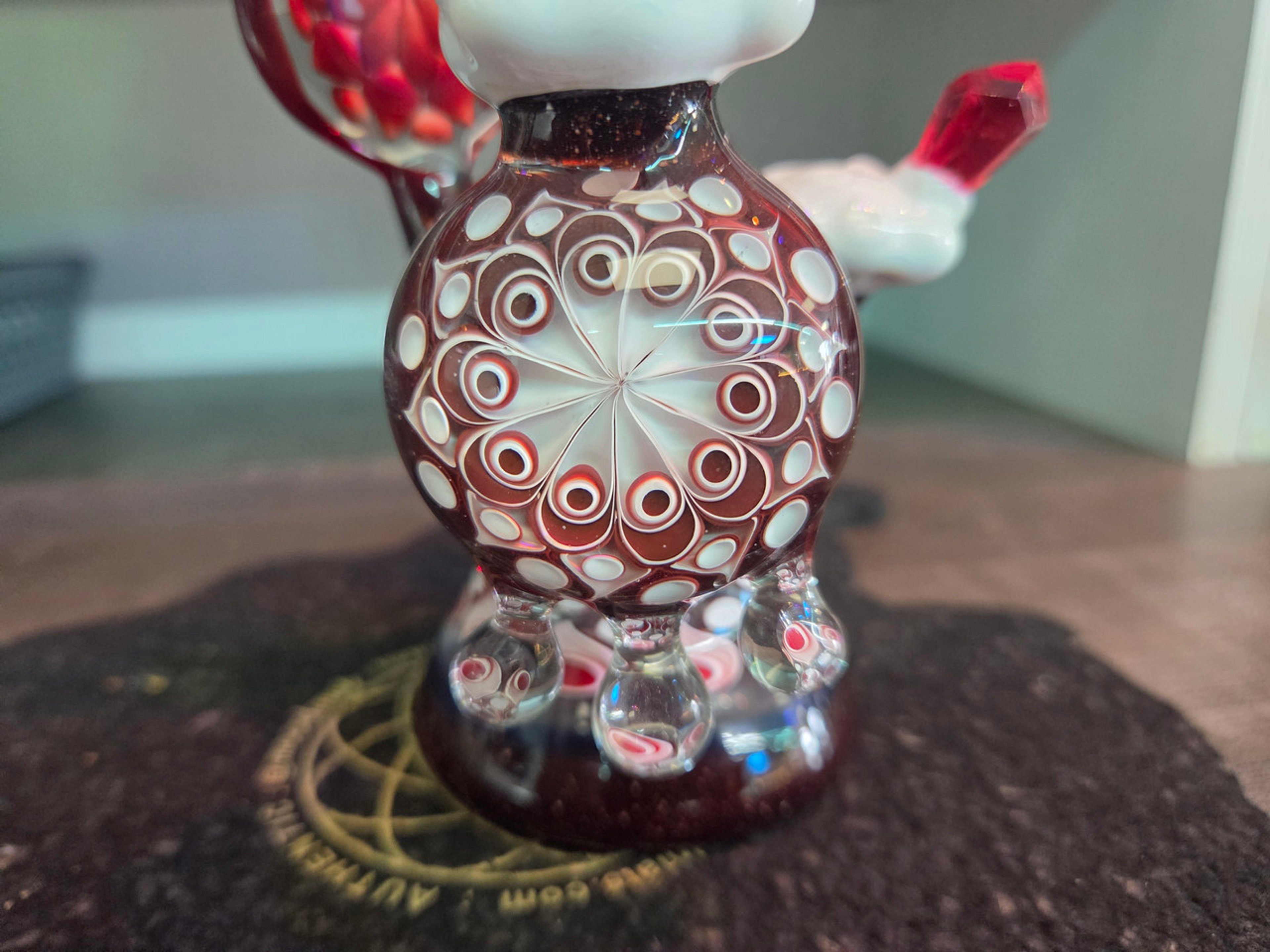 Preview pic of TGD dot stack banger hanger Tastebud Glass Designs