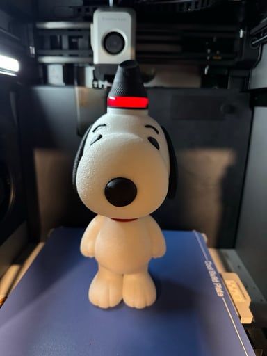 Preview pic of 3d printed snoopy core base