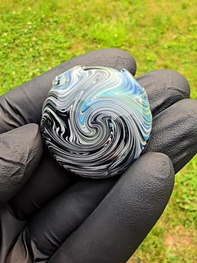 Preview pic of Suminagashi Pendant