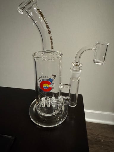Preview pic of GlassLab303 Three Showerhead Inline Perc w/ AFM Quartz Banger