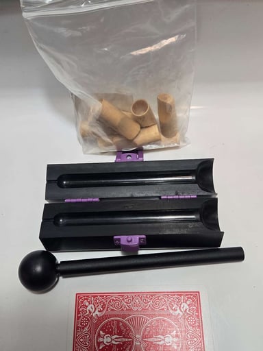 Preview pic of Purple Rose cannagar mold with filters - good condition