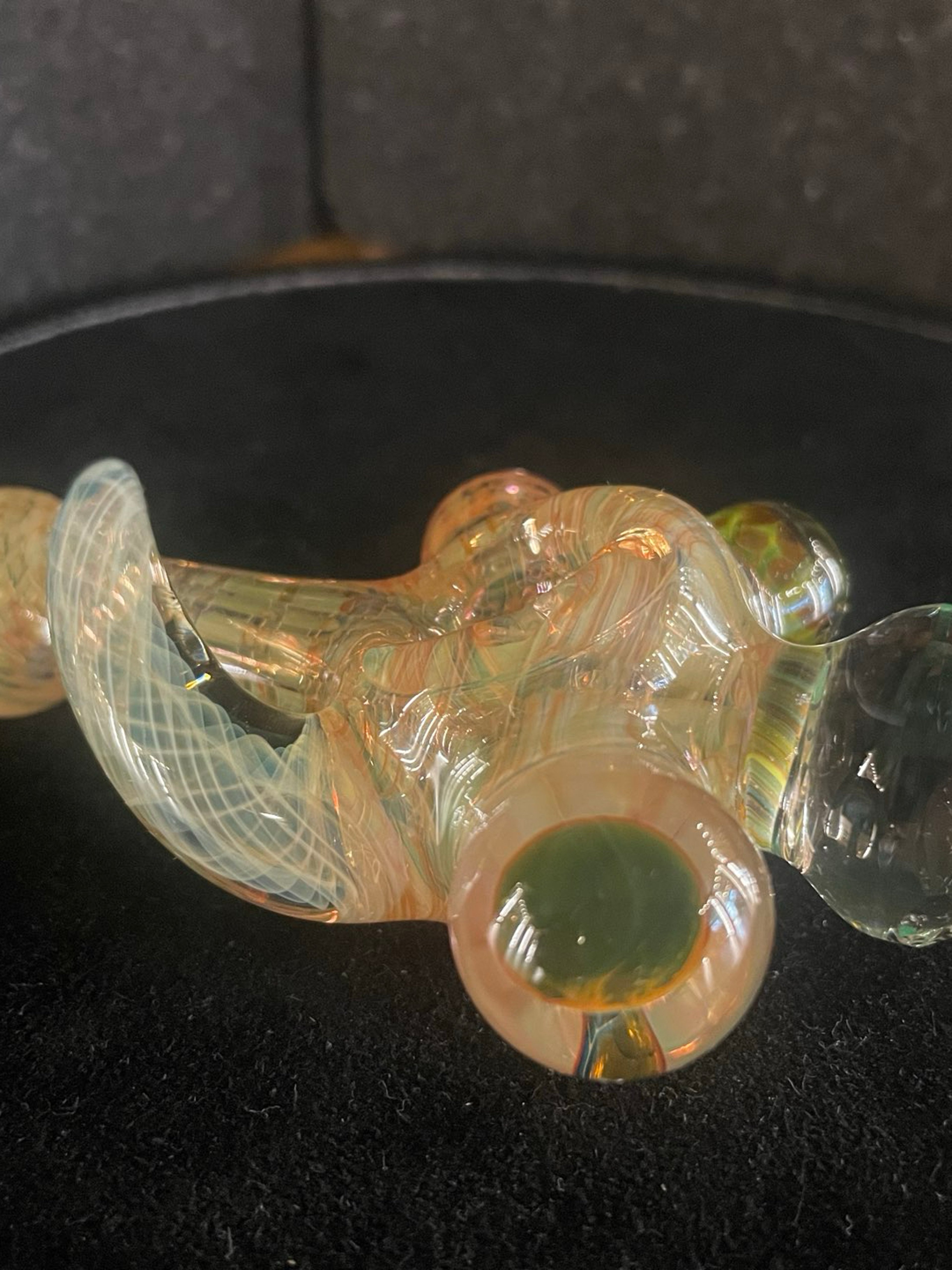 Preview pic of Banjo Horn Mushroom Faceted Eye Spoon