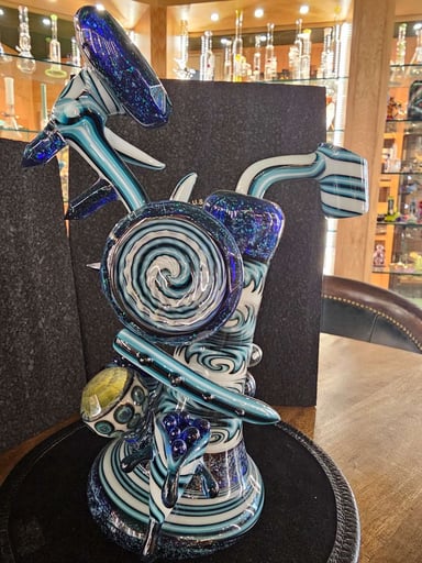 Preview pic of Hubbard Bubbler Rig w/ Matching Banger