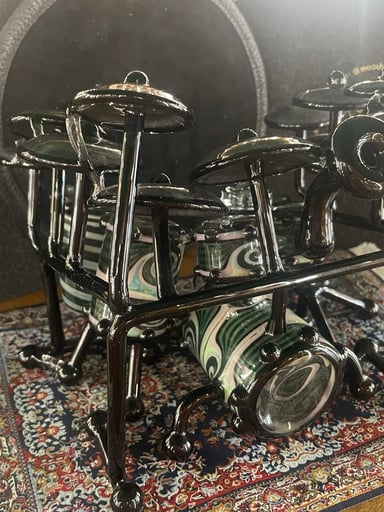Preview pic of Glass By AJ Worked Drum Set Rig