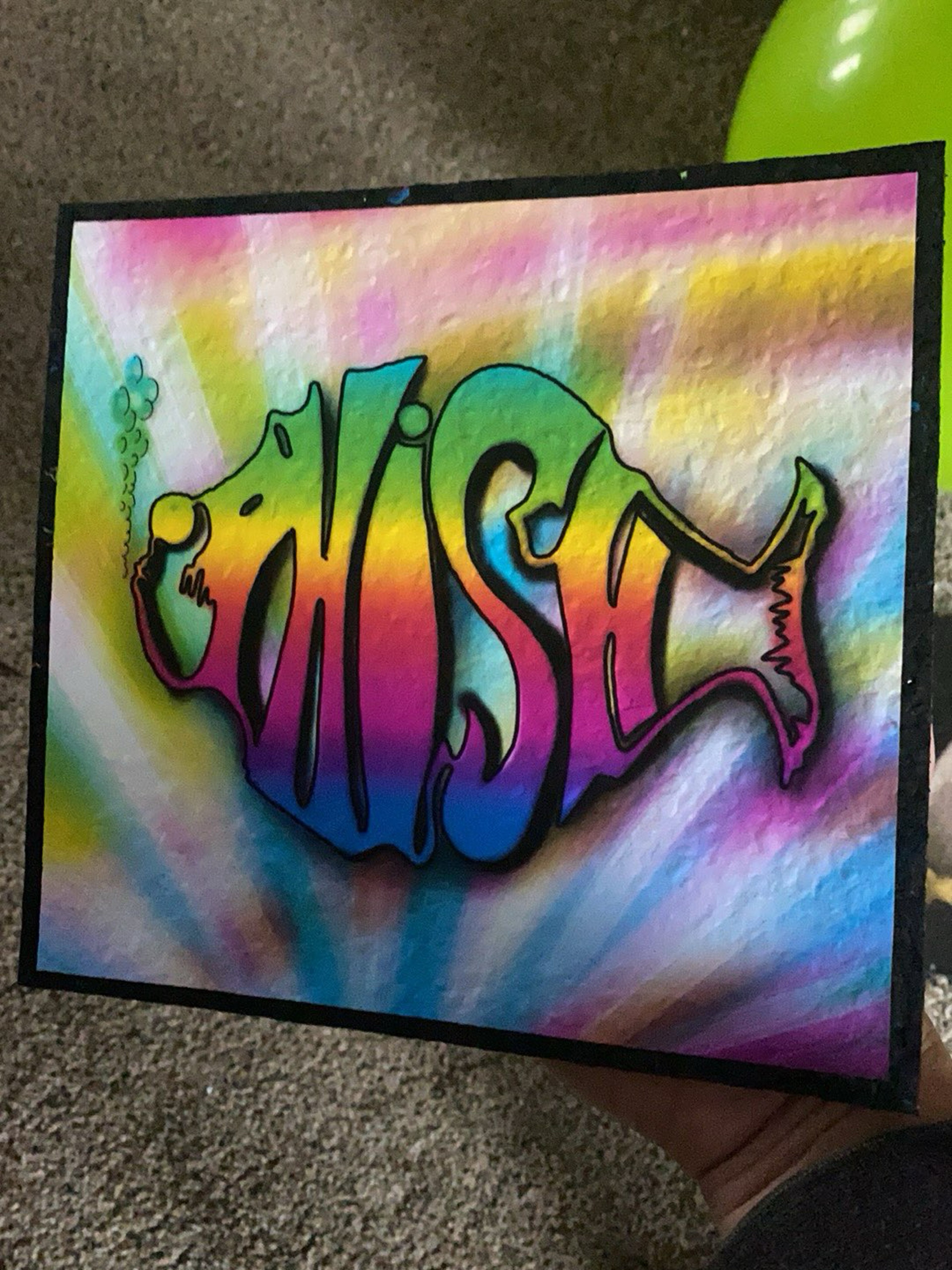 Preview pic of Phish mat 8x8”