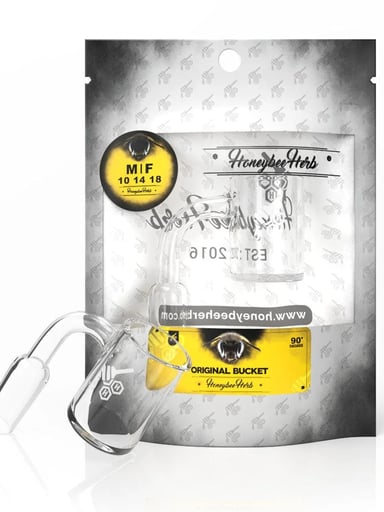 Preview pic of Honeybee Herb Original Clear 14/90° Quartz Bucket