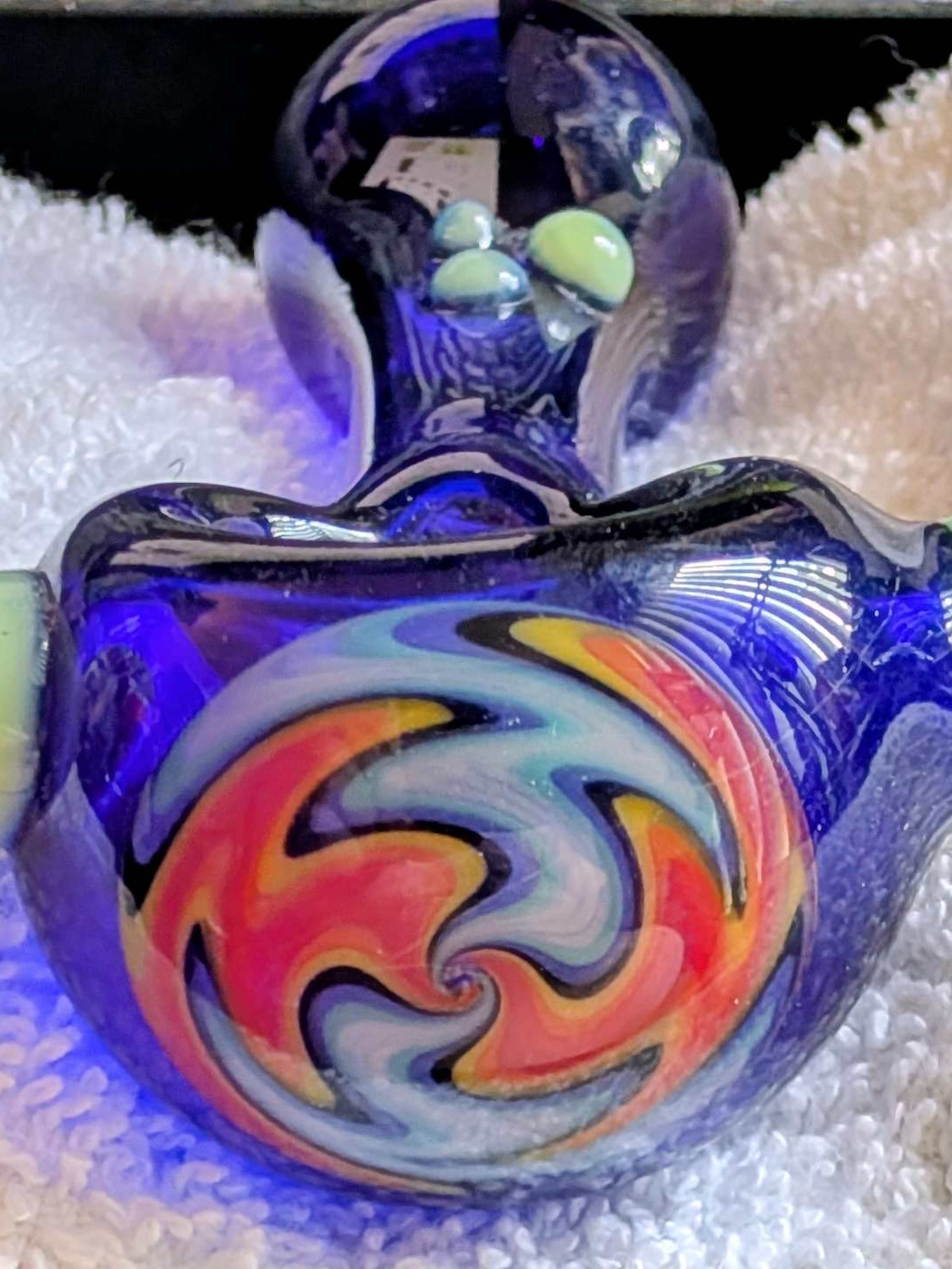 Preview pic of Blue and green 4 inch pipe