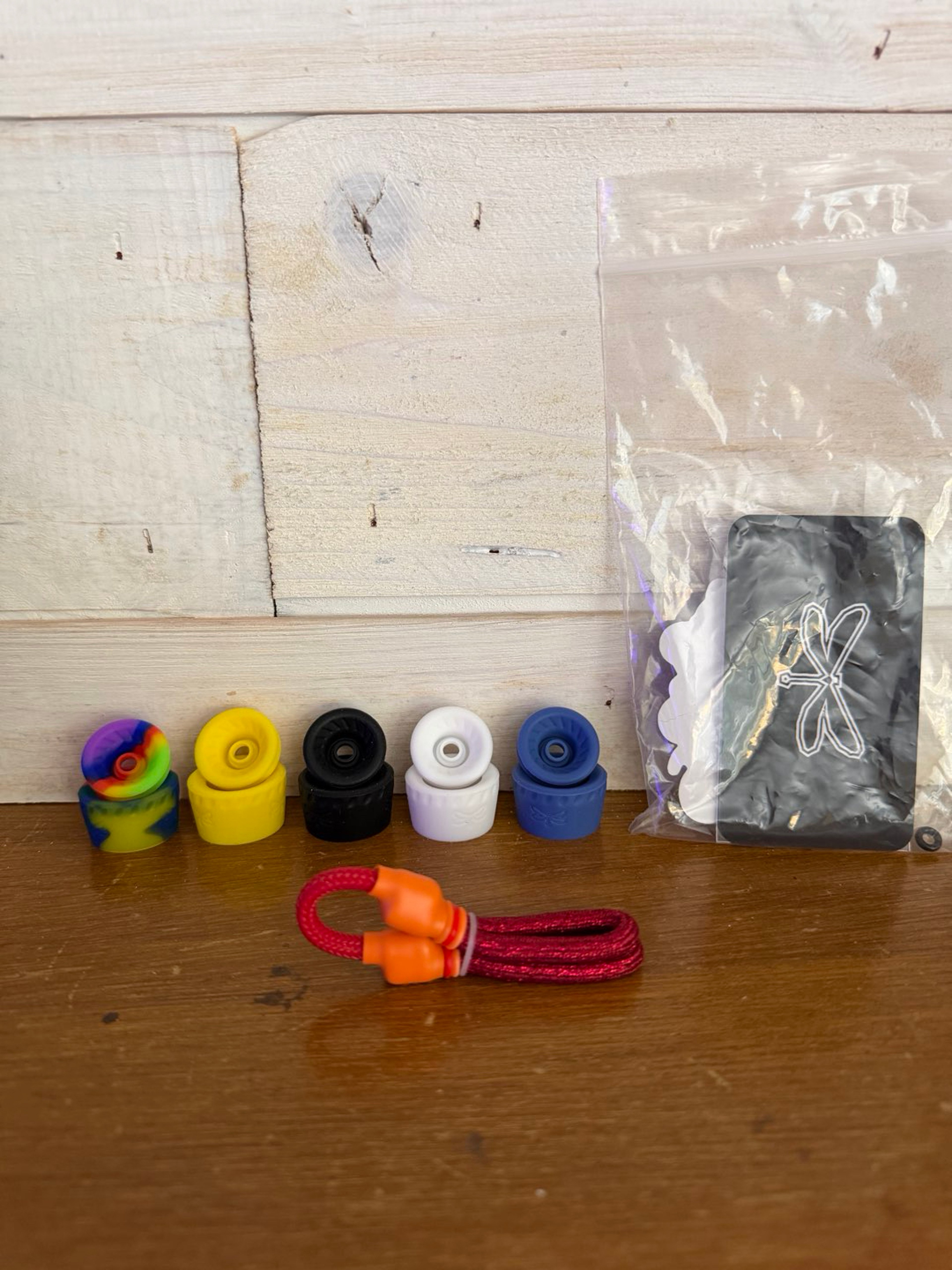 Preview pic of Tuff Tethers silicone parts and tether