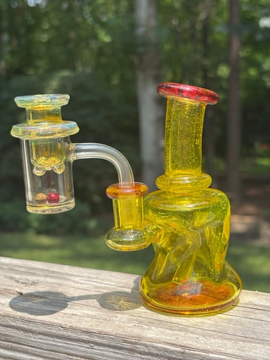 Preview pic of Boogie Glass Twisted Cube / Highly Educated 25mm Gavel SE