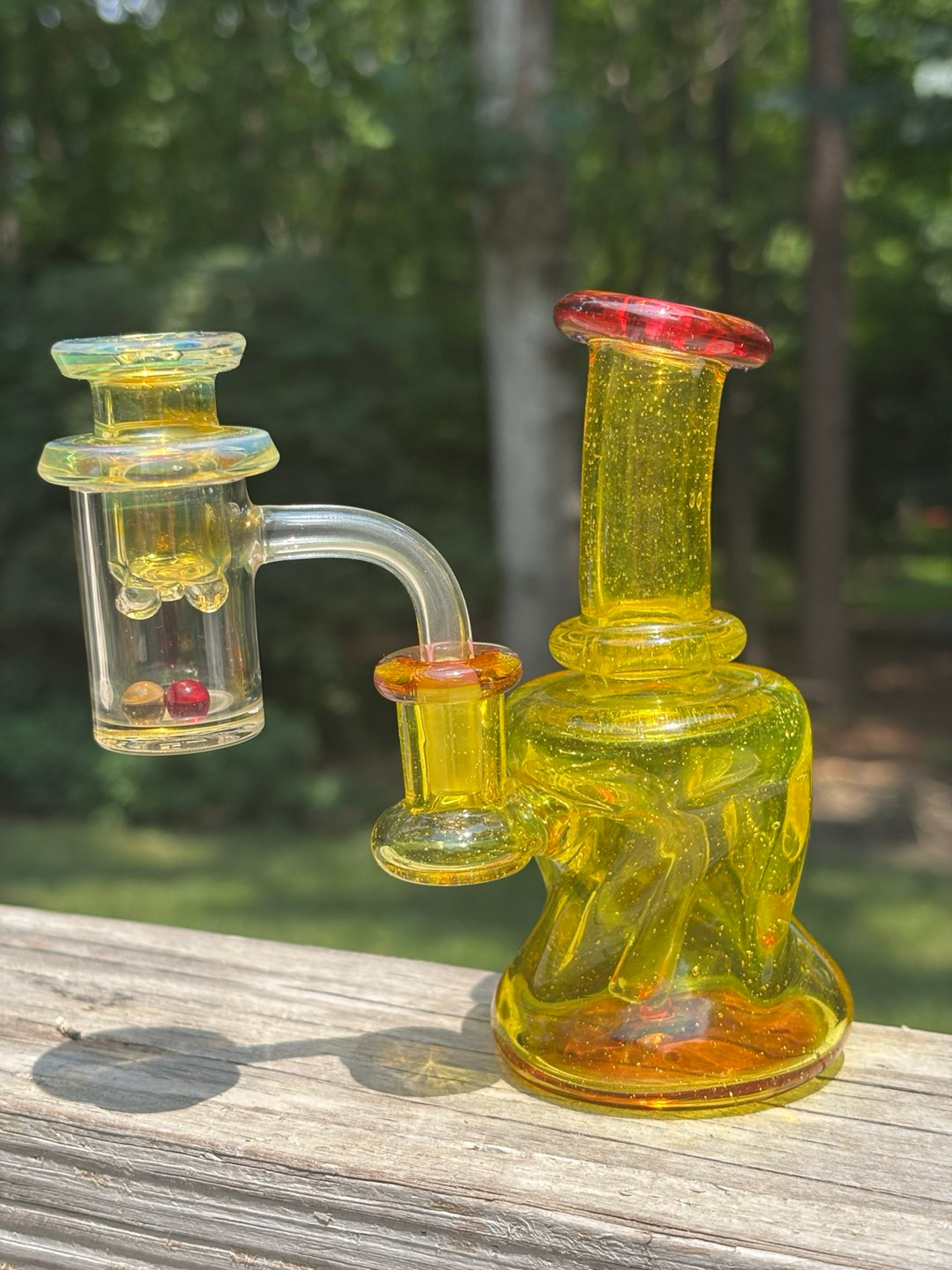 Preview pic of Boogie Glass Twisted Cube / Highly Educated 25mm Gavel SE