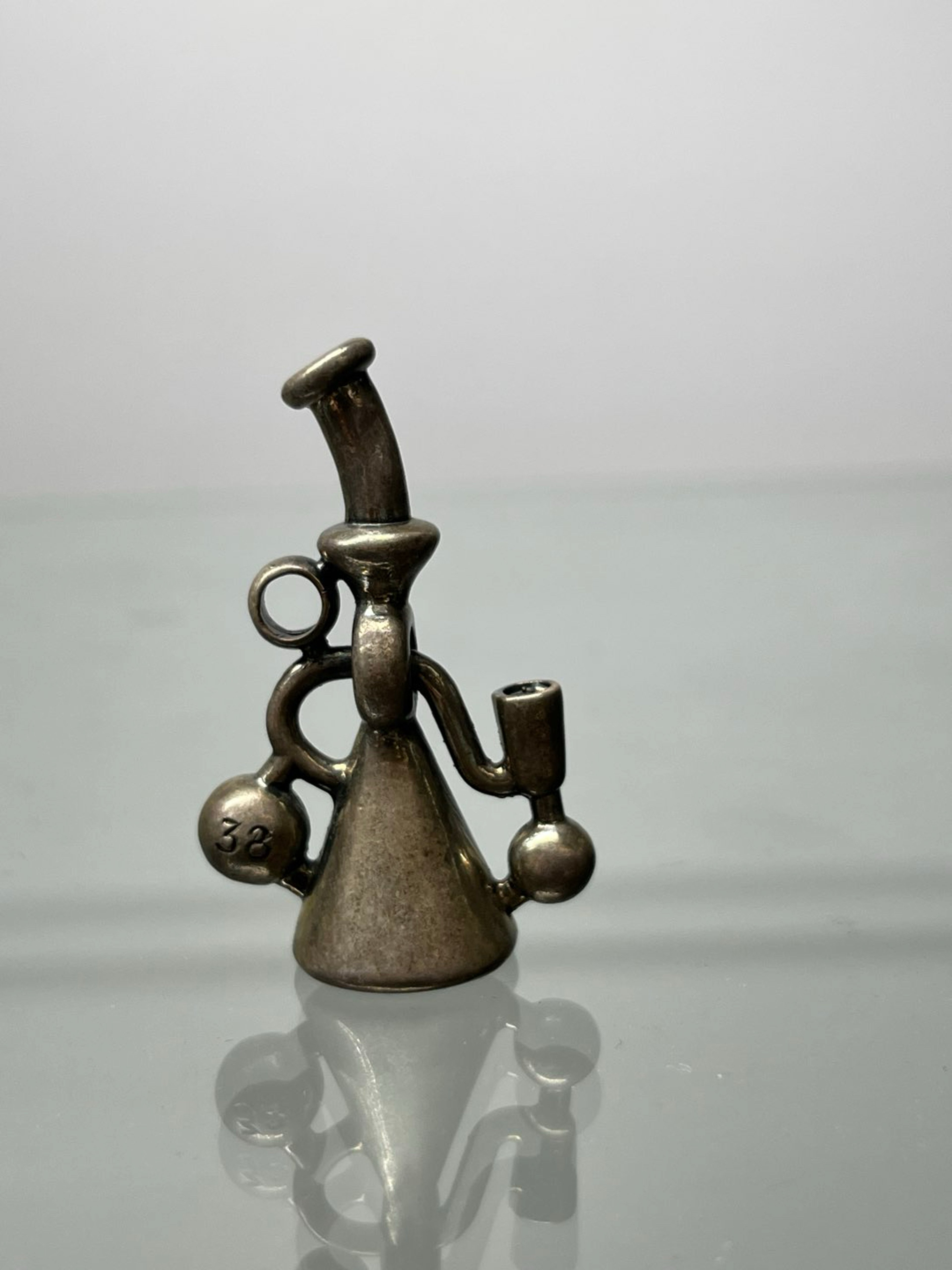 Preview pic of Kunhs JD Wormhole Silver Pendant