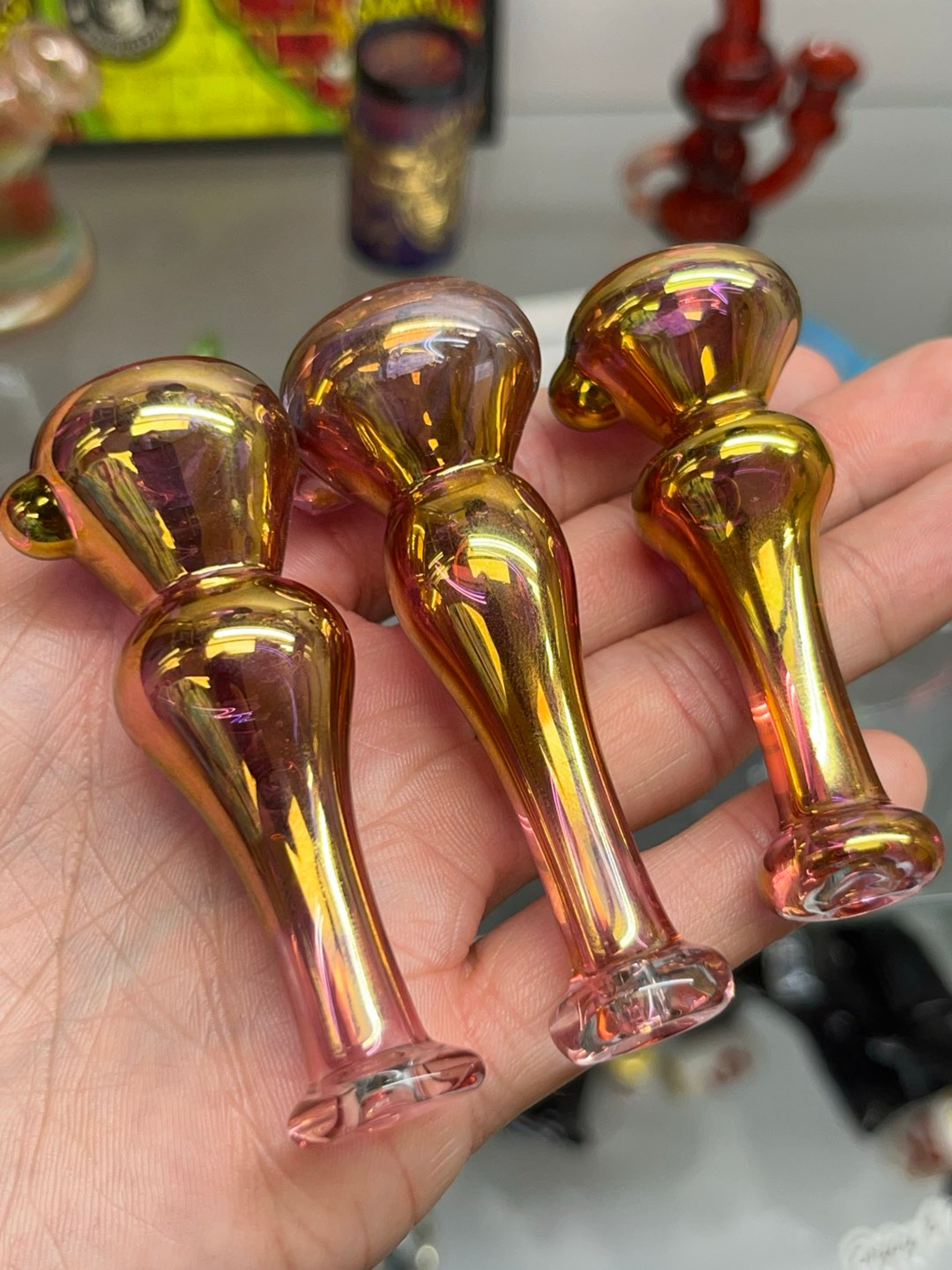 Green T Gold Onies image 0