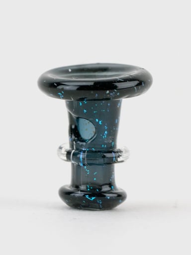 Preview pic of Empire Glassworks/PuffCo 'New Peak' & Proxy Glass Joystick Cap-Nebula Black