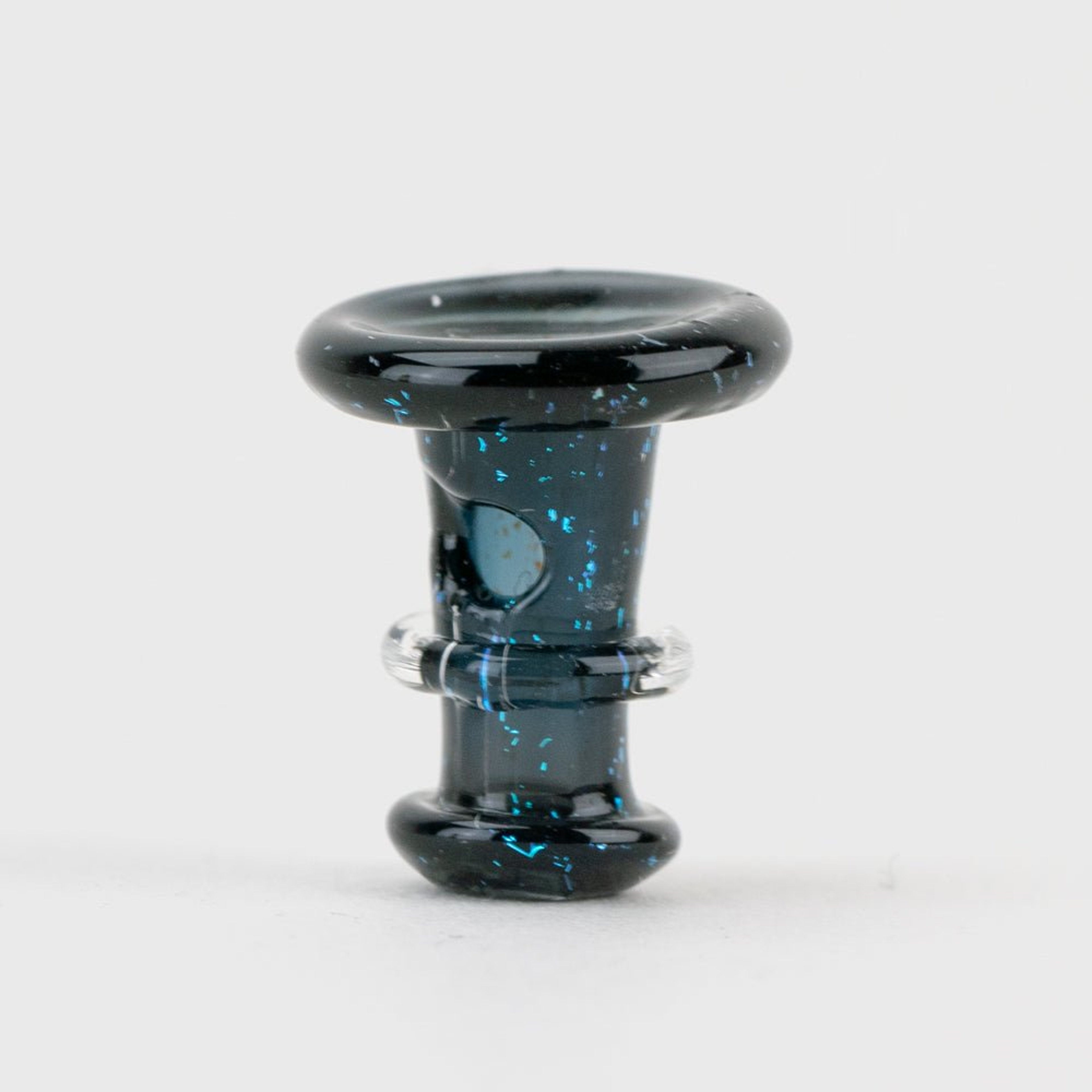 Preview pic of Empire Glassworks/PuffCo 'New Peak' & Proxy Glass Joystick Cap-Nebula Black