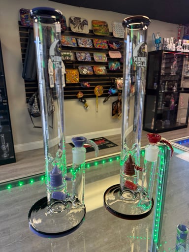 Preview pic of MIDNIGHT GLASS GRIDLINE TO 360 GRID CAP BONG