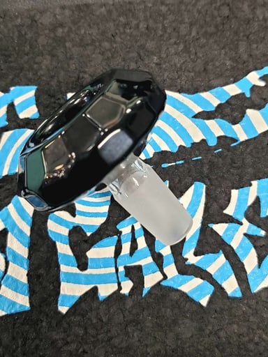 Preview pic of Hillside glass faceted slide