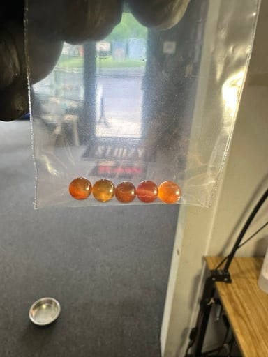 Preview pic of White rhino 6mm boro terp pearls 5pk