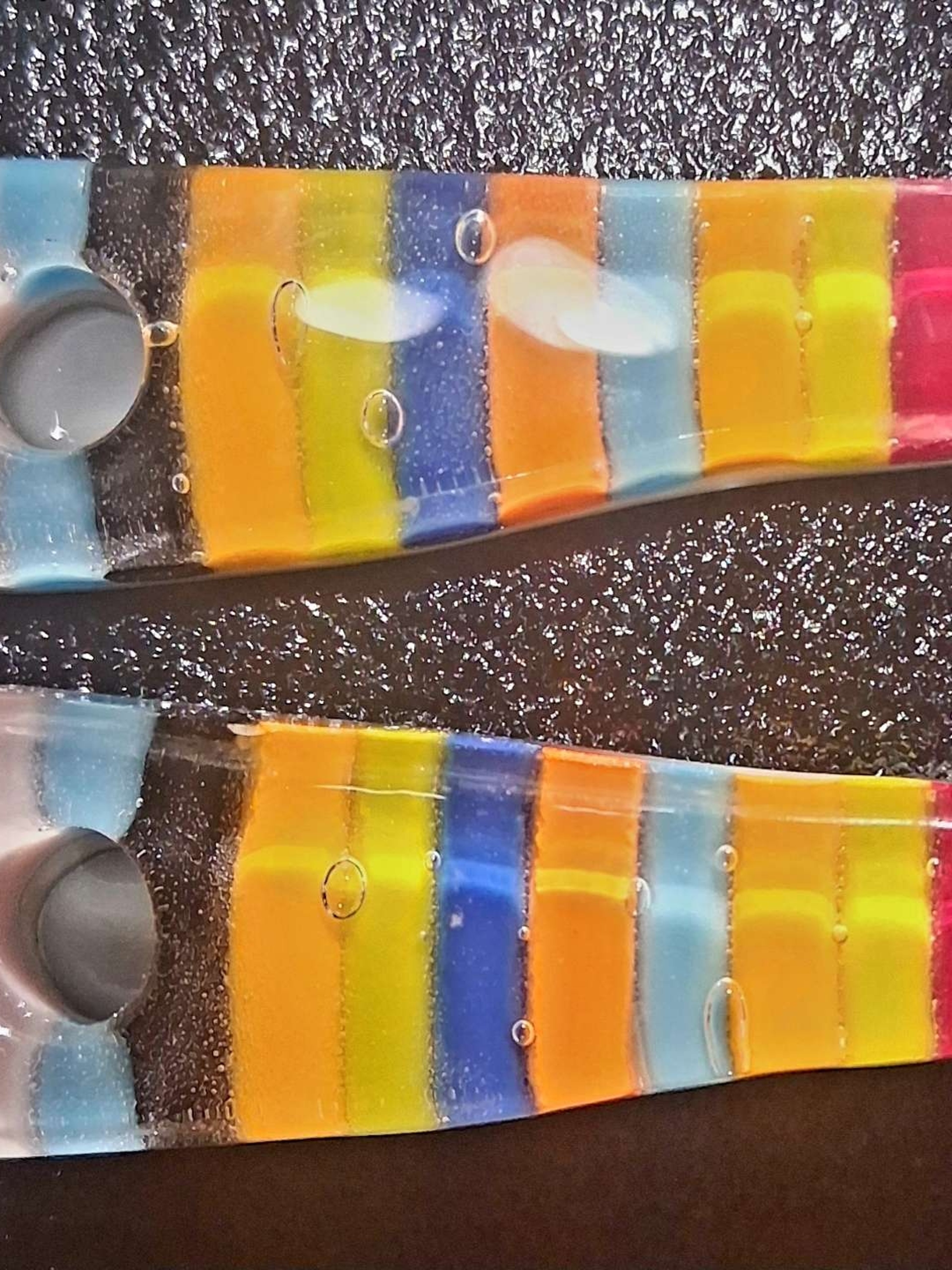 Preview pic of Glass Dry Pipe - Stripes