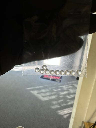 Preview pic of White Rhino 10pk Clear 4mm pearls