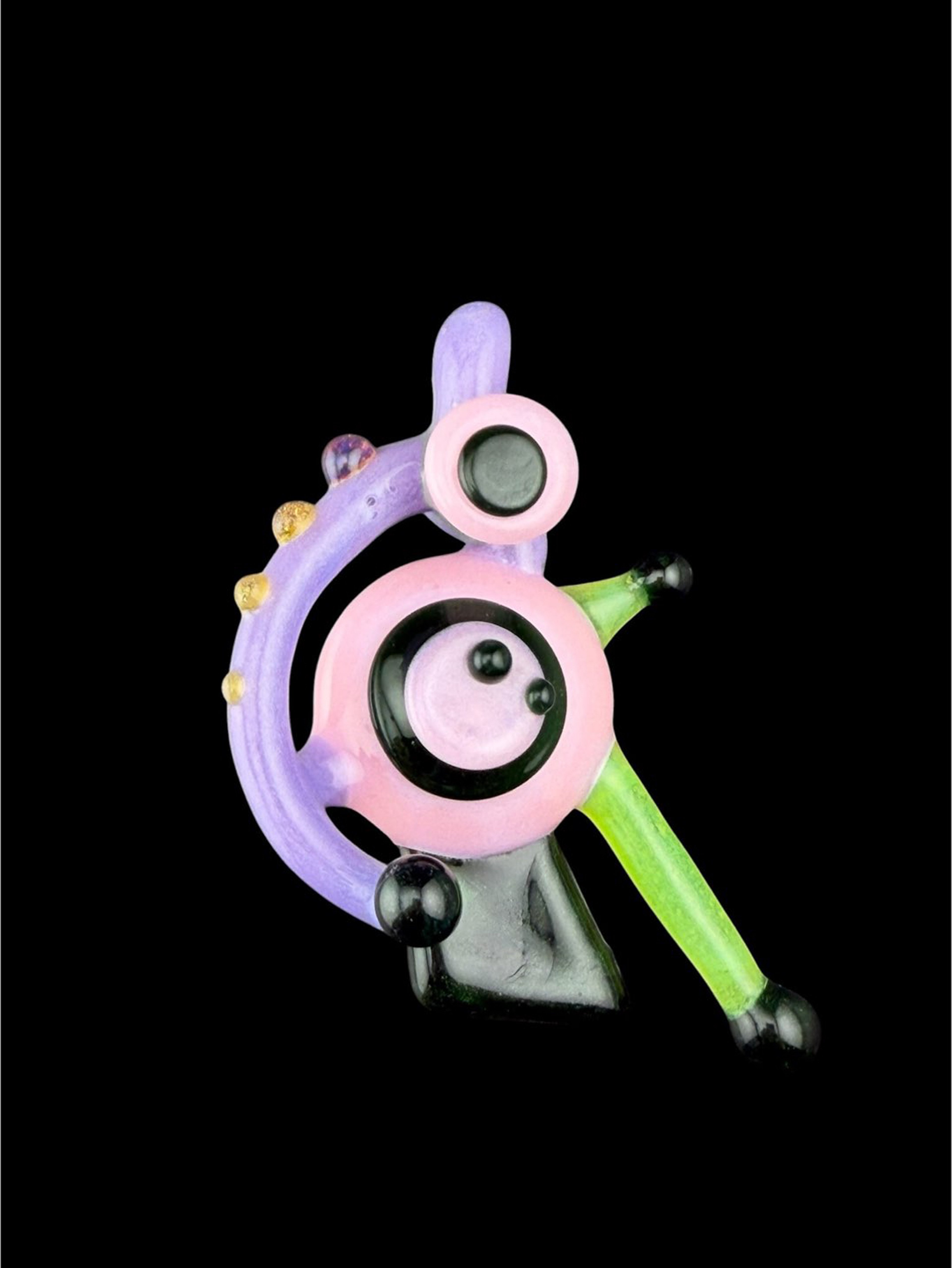 Preview pic of Brand New Dc Colton Glass Abstract Pendant