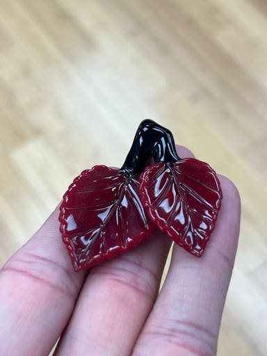 Preview pic of Jupiter Nielson Red Leaf Pendant
