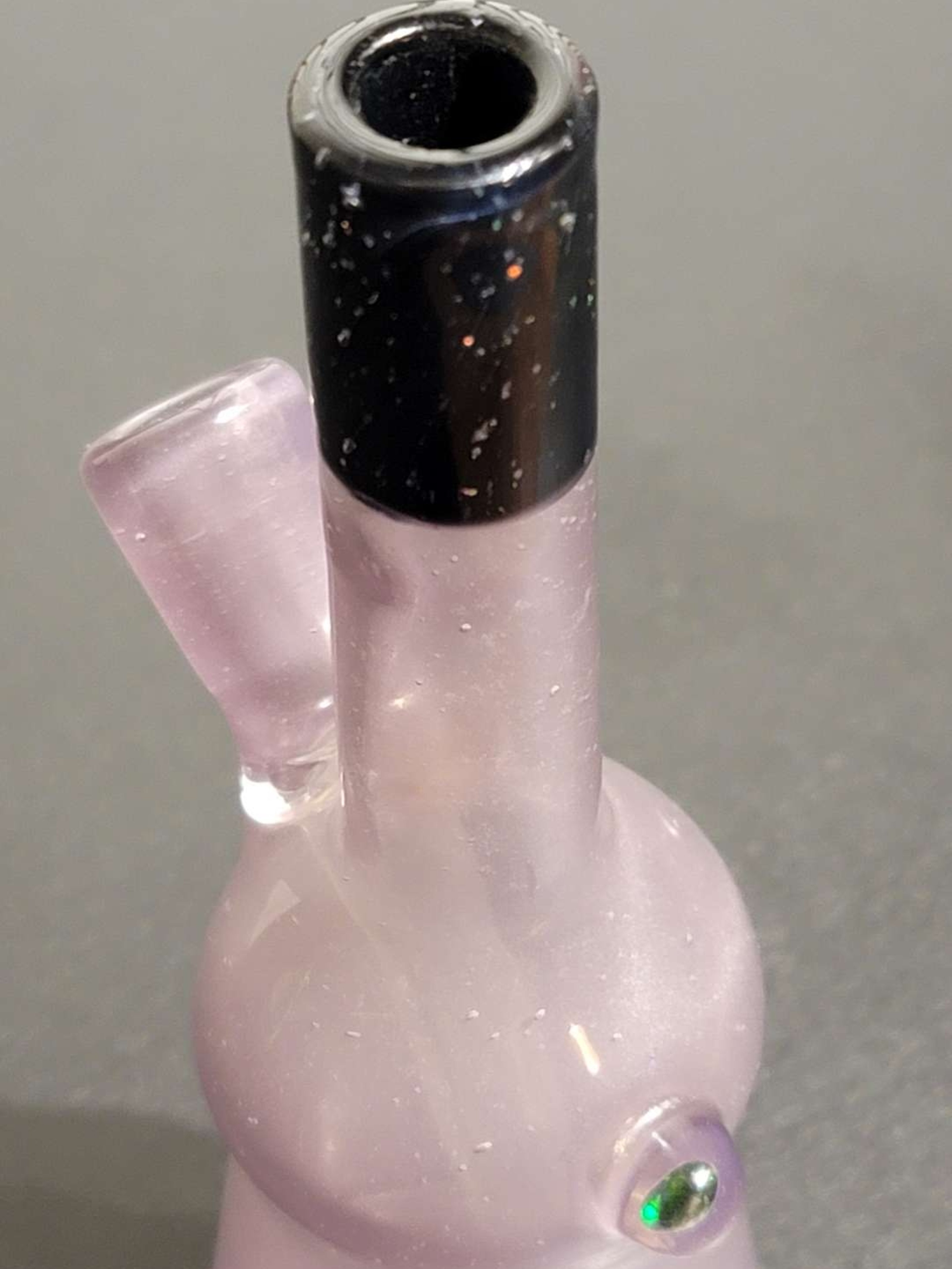 Preview pic of Purple satin jammer with 10mm and 2 hole perc.