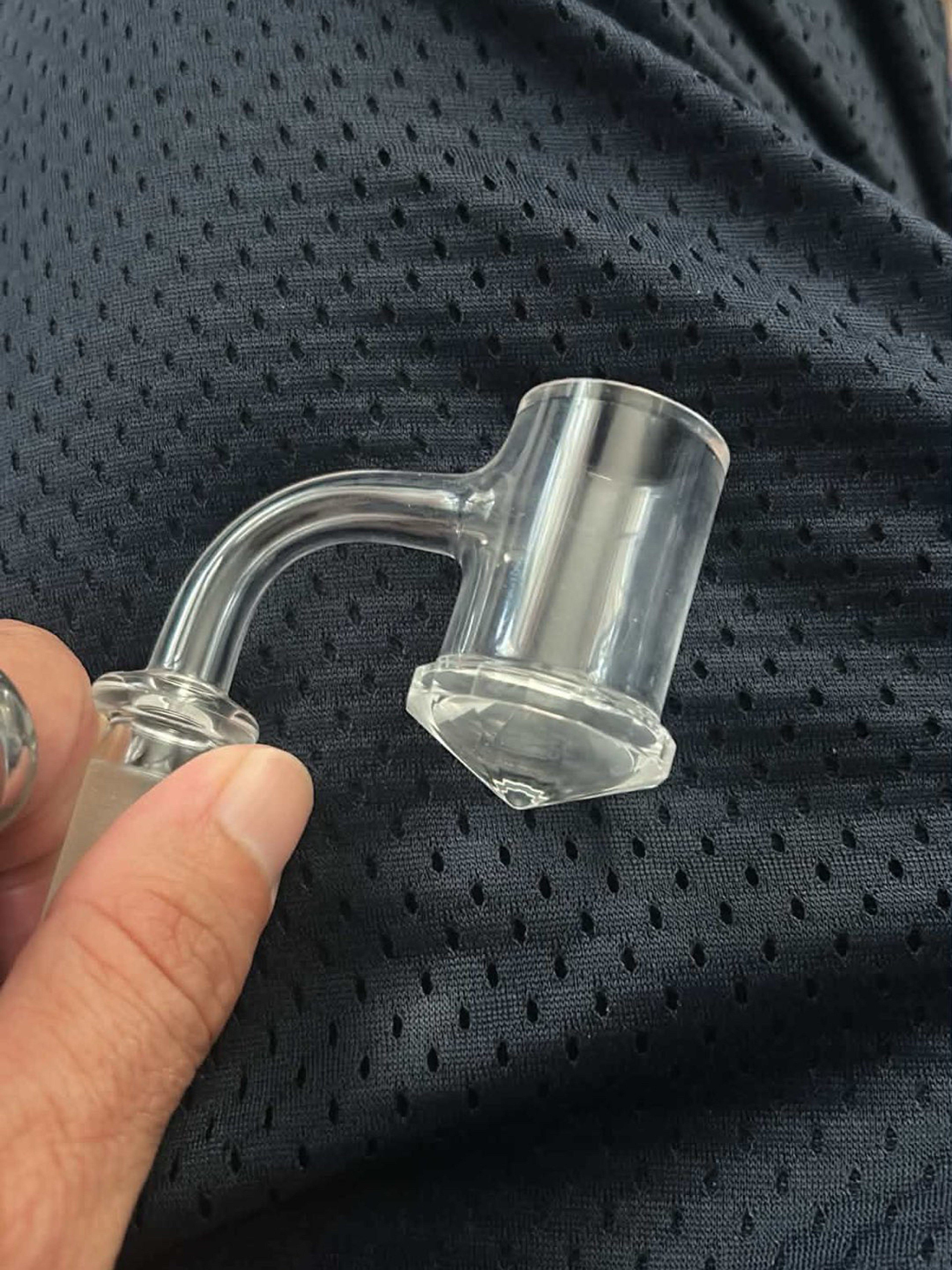 14mm 90° faceted bottom banger image 0