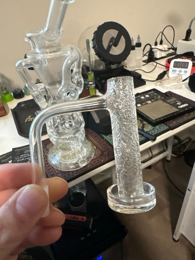 Preview pic of Om quartz 10m tower engraved