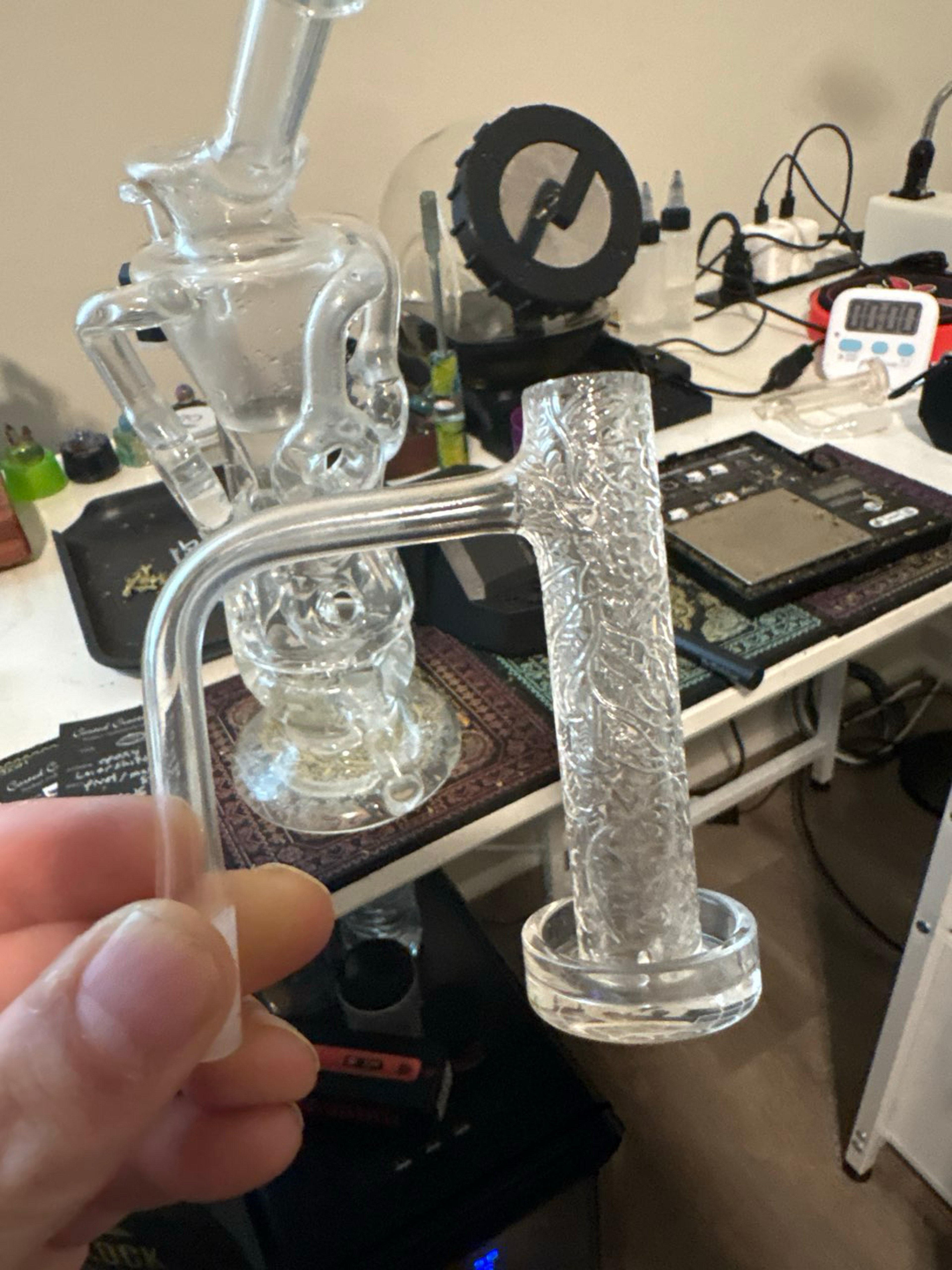 Om quartz 10m tower engraved image 0