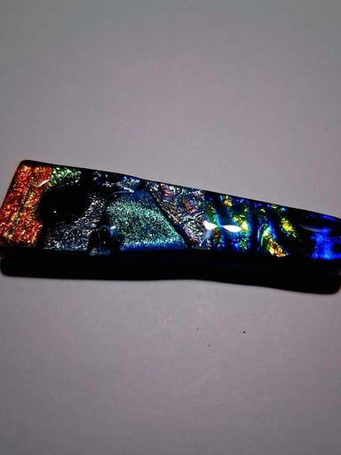 Preview pic of Dichroic Glass Pipe - Bits and pieces