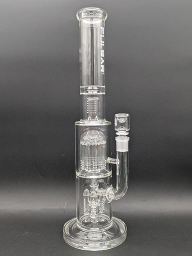 Preview pic of PULSAR DOUBLE CHAMBER ROCKET PERC BONG 15"