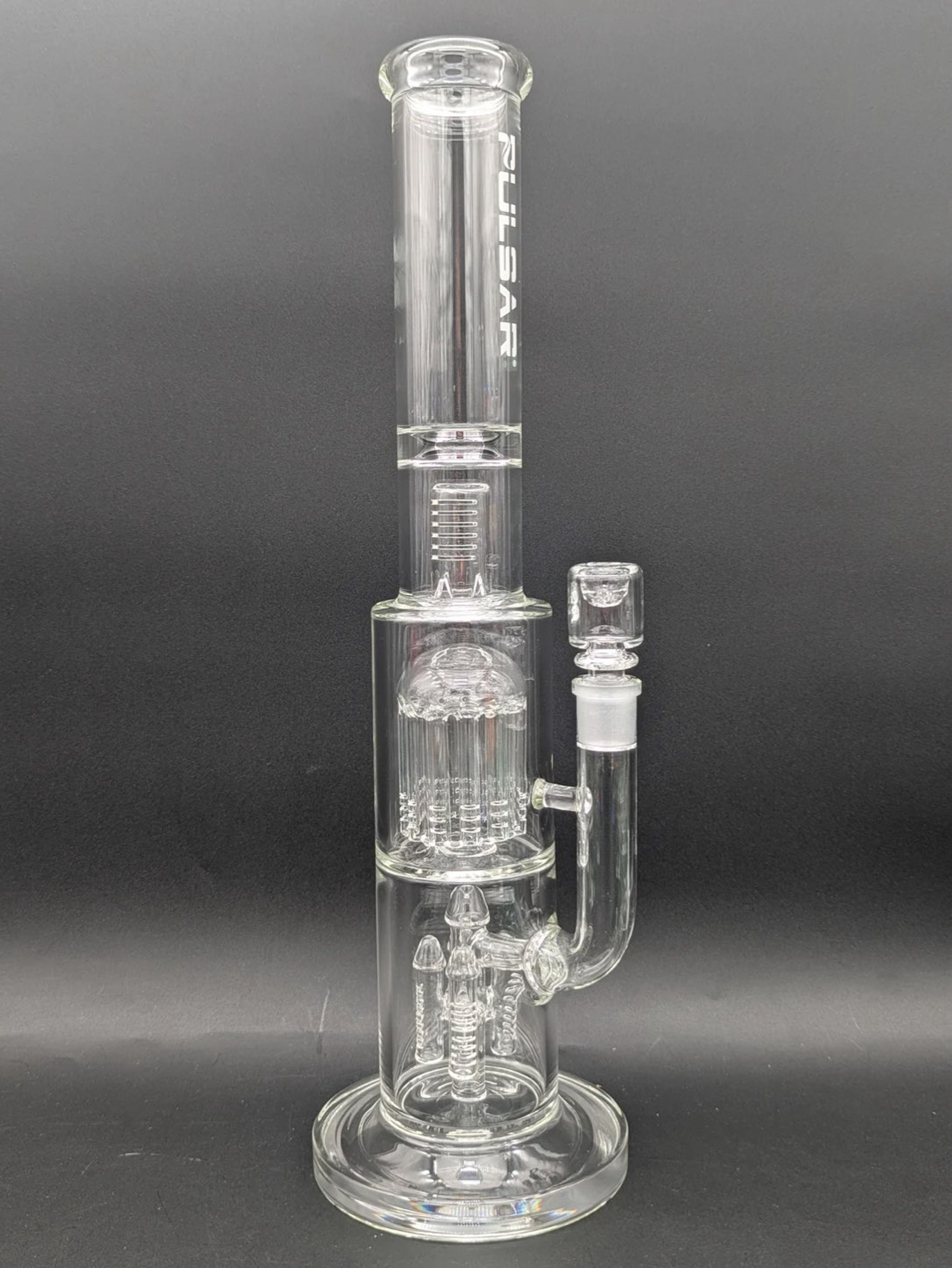 PULSAR DOUBLE CHAMBER ROCKET PERC BONG 15" image 0