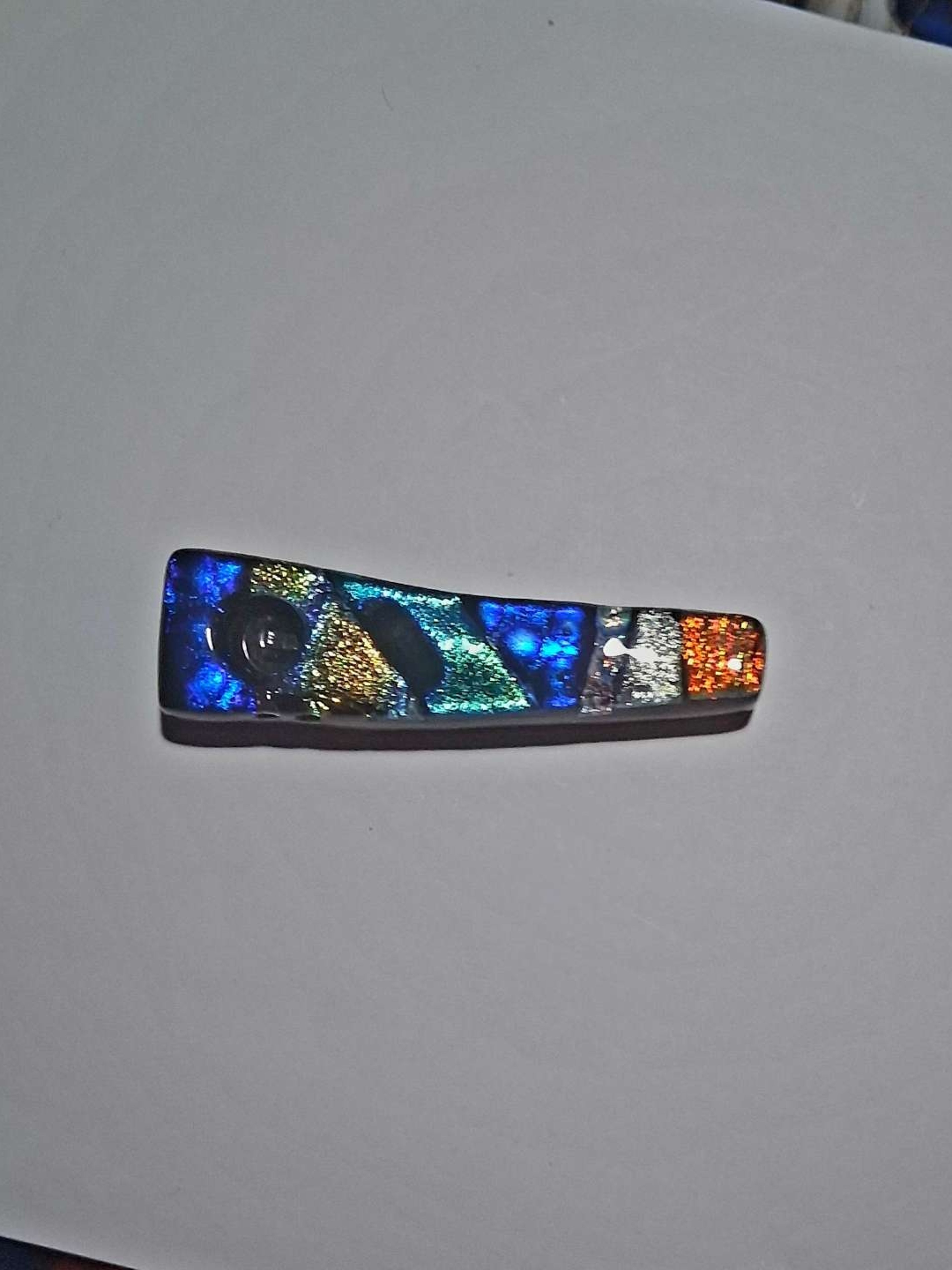 Dichroic Glass Pipe image 0