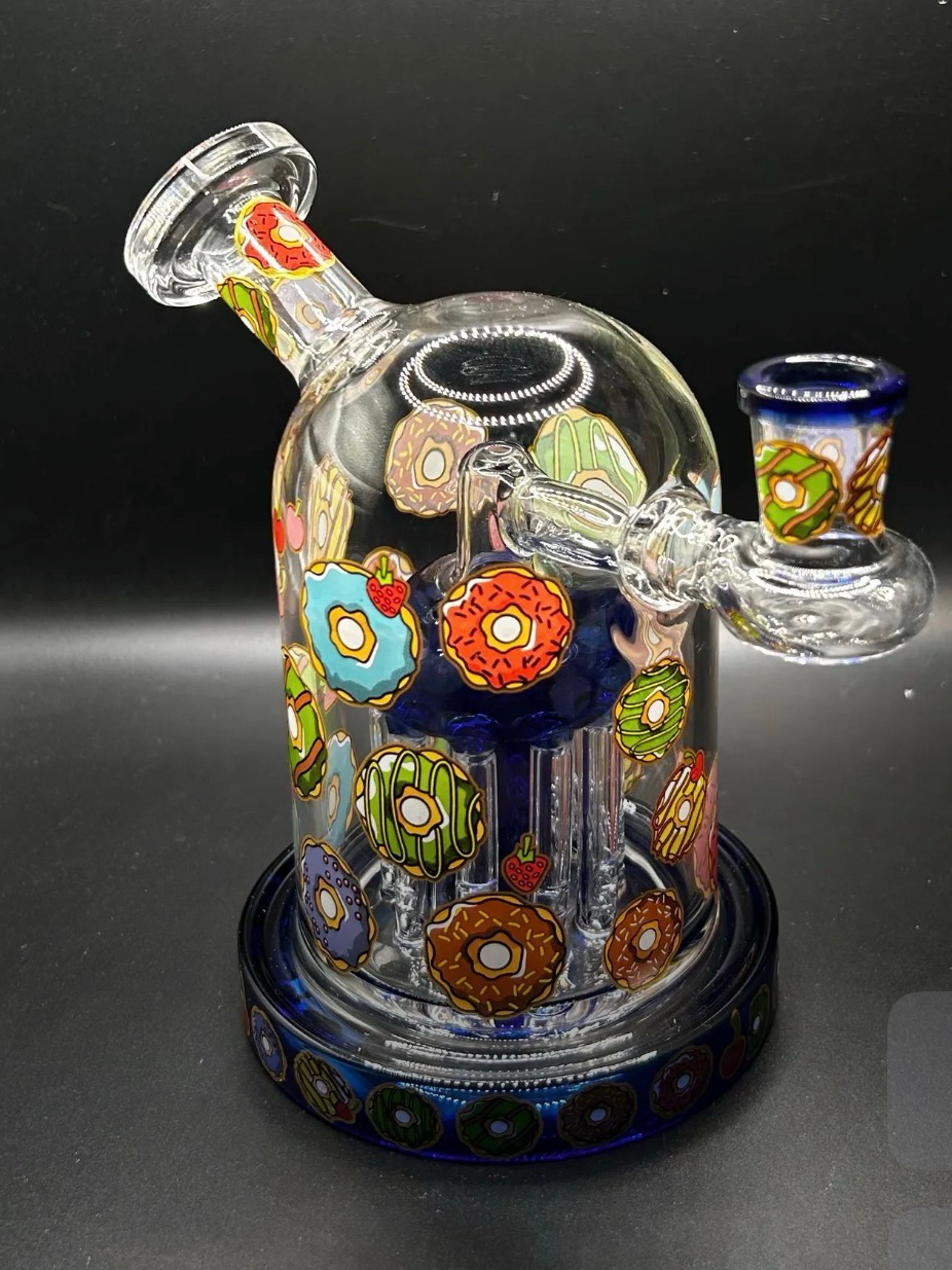 Preview pic of Donut heavy glass water pipe