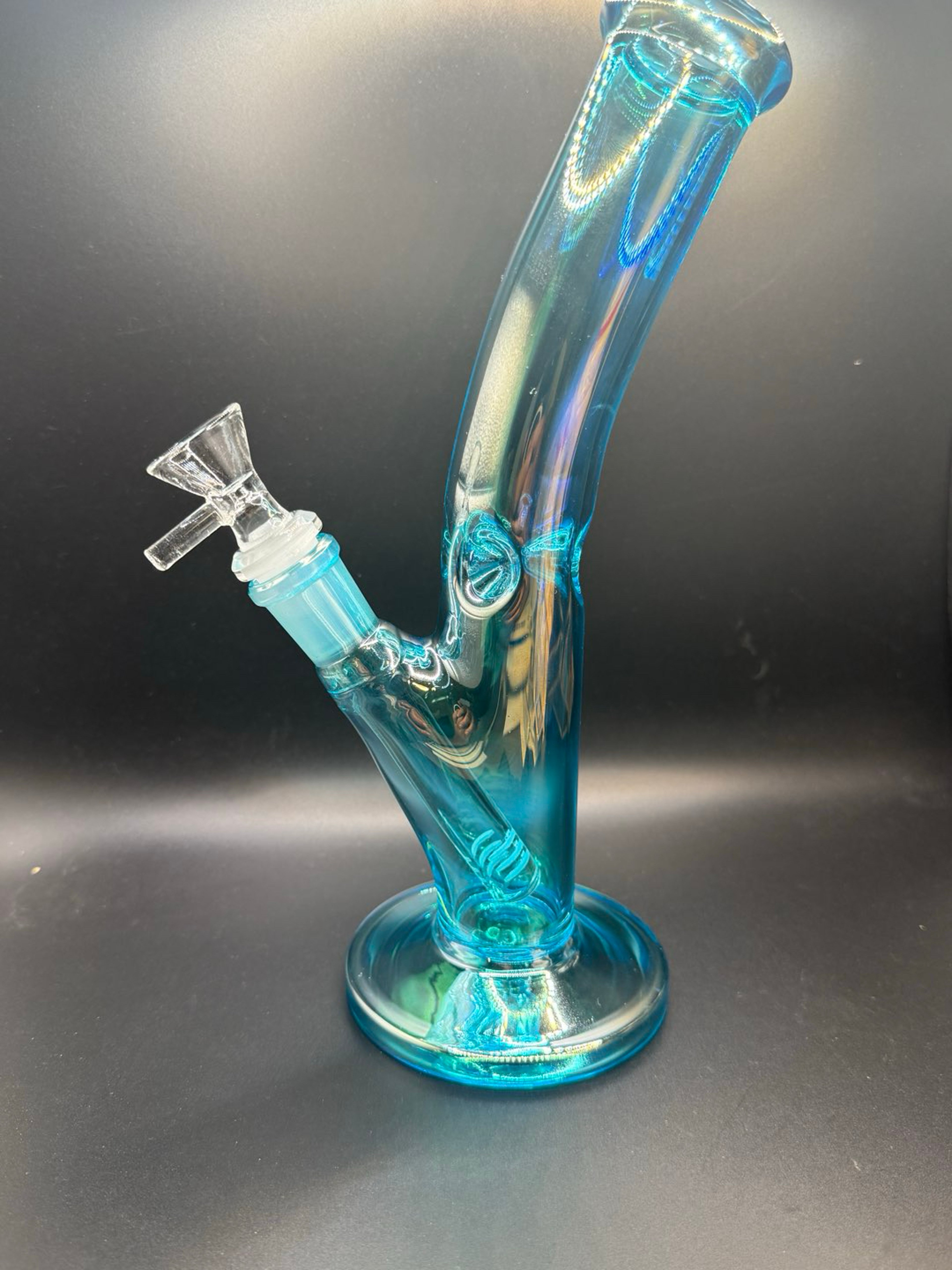 Preview pic of Blue bent tube water pipe