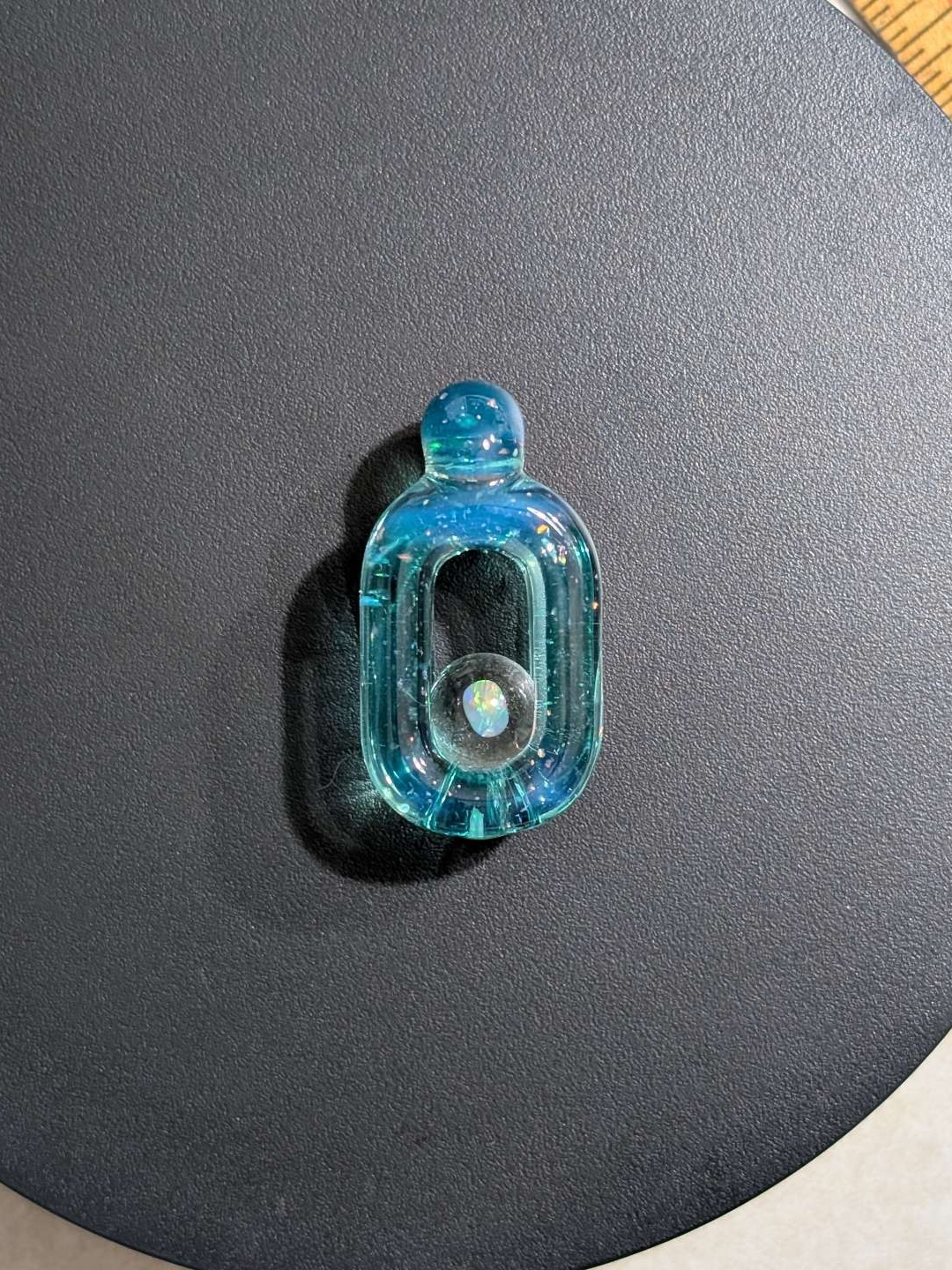 JNG STUDIOS meta crushed opal double link image 0