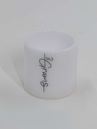 Preview pic of 3Grams Whiteout Quartz Glazed Ceramic Insert For Puffco Peak OG (2018)